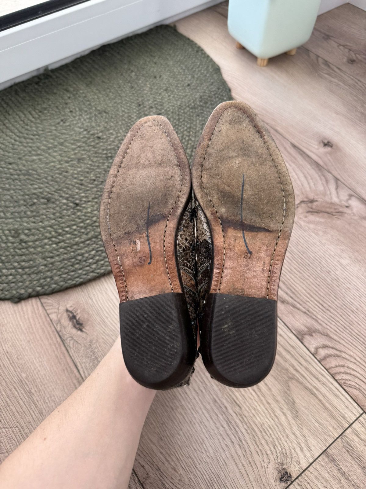 Jimmy Choo Jimmy Choo H&M snakes Leather Low-Top Sneakers White Women Size US 6 / IT 36 - 7 Thumbnail