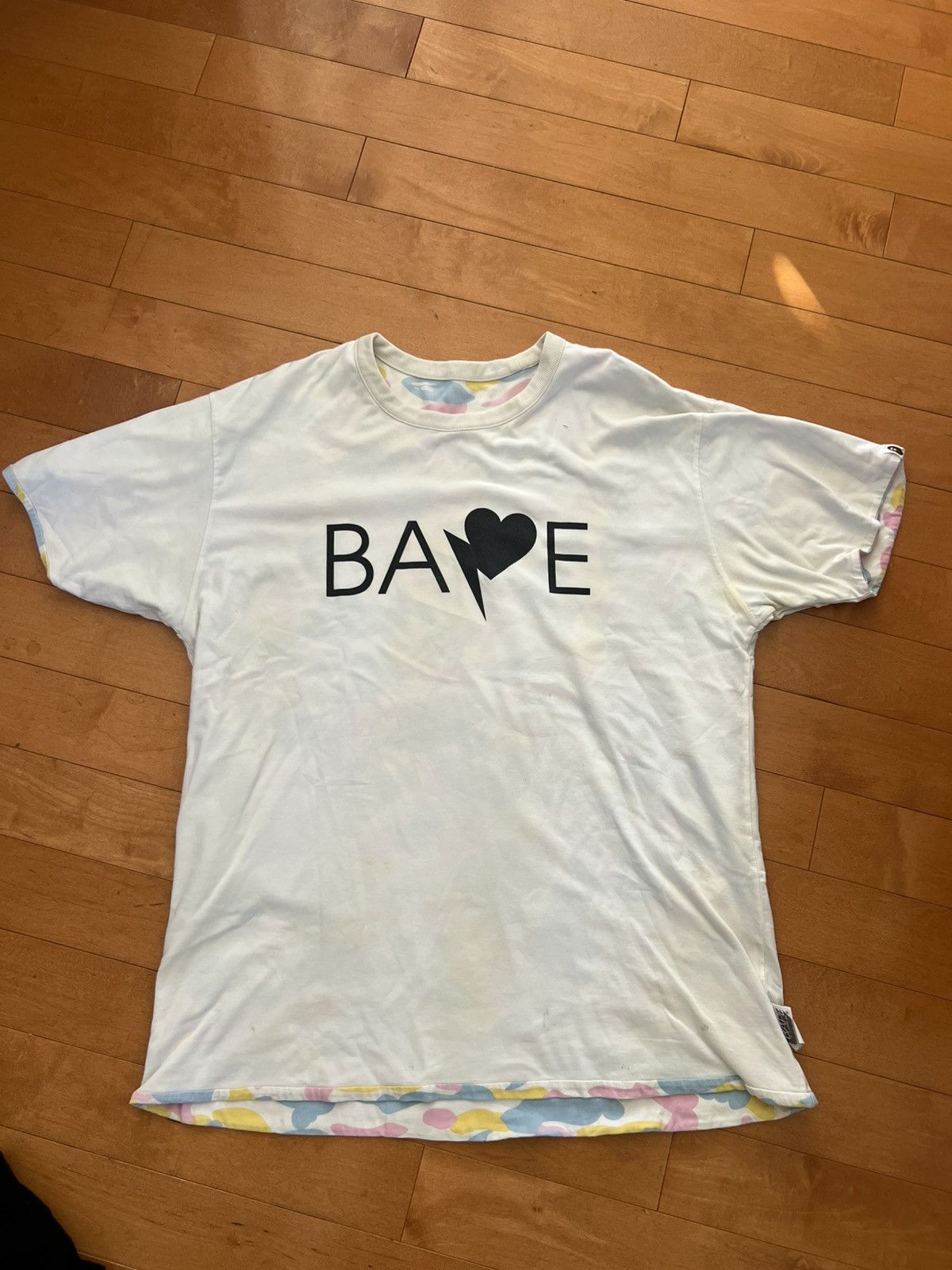 Bape Bape Cotten Candy Camo reversible Tee Size US XL / EU 56 / 4 - 4 Thumbnail