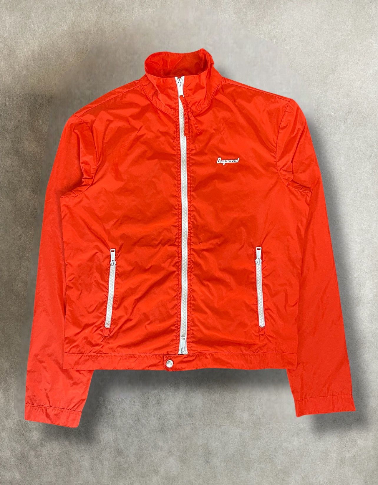 Dsquared2 SS2010 Dsquared2 orange nylon biker jacket Size US M / EU 48-50 / 2 - 1 Thumbnail