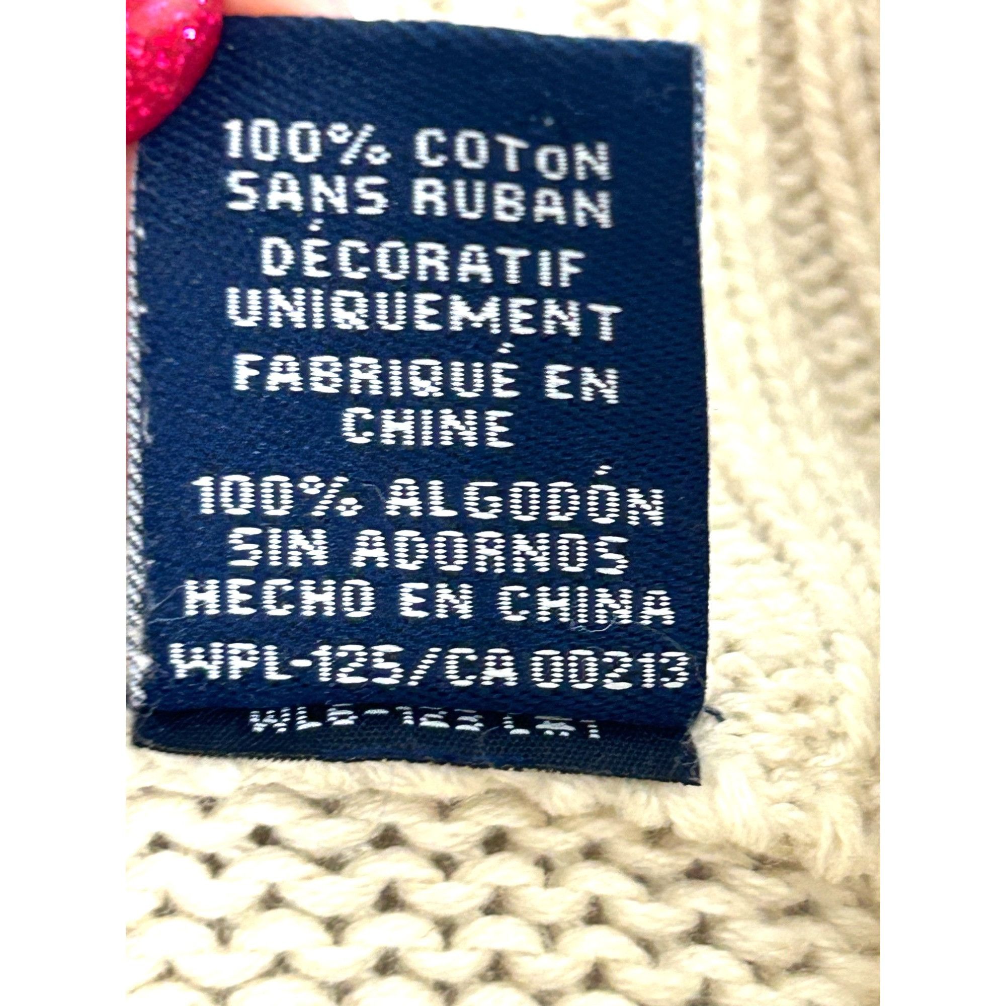 Chaps Chaps Men’s Vintage Sweater M Cream Pullover 1/4 Zip Logo Kn Size US M / EU 48-50 / 2 - 12 Thumbnail
