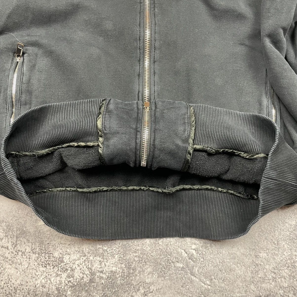 Dolce & Gabbana Dolce Gabbana Metal Logo Faded Zip Hoodie Size US XL / EU 56 / 4 - 9 Thumbnail