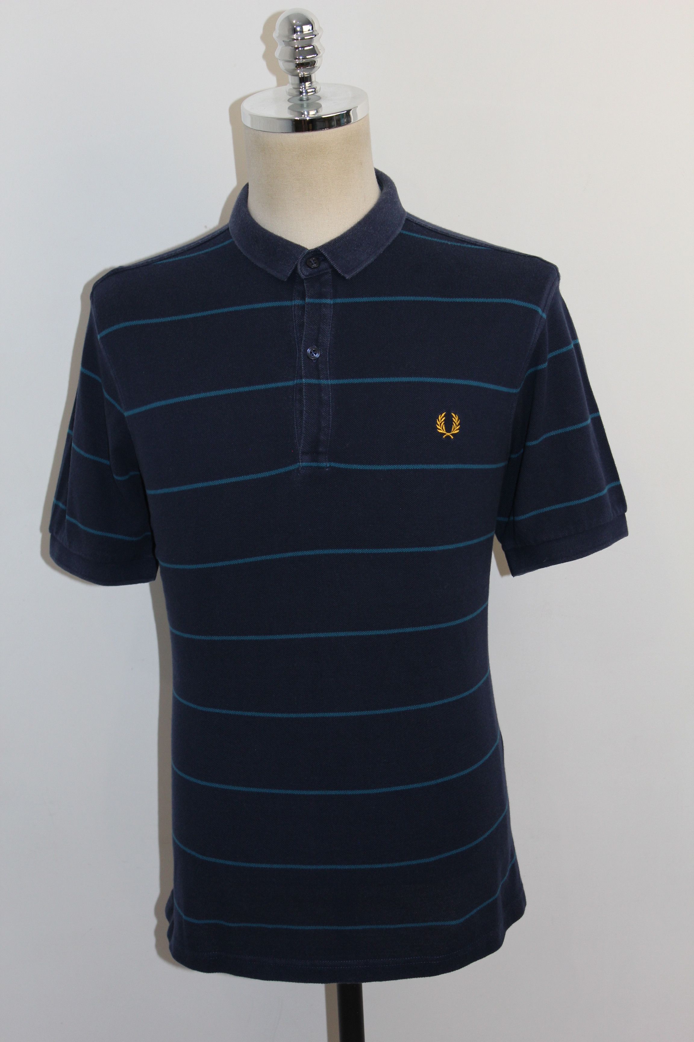 Fred Perry Fred Perry Short Sleeve Blue Polo Shirt Size US L / EU 52-54 / 3 - 3 Thumbnail