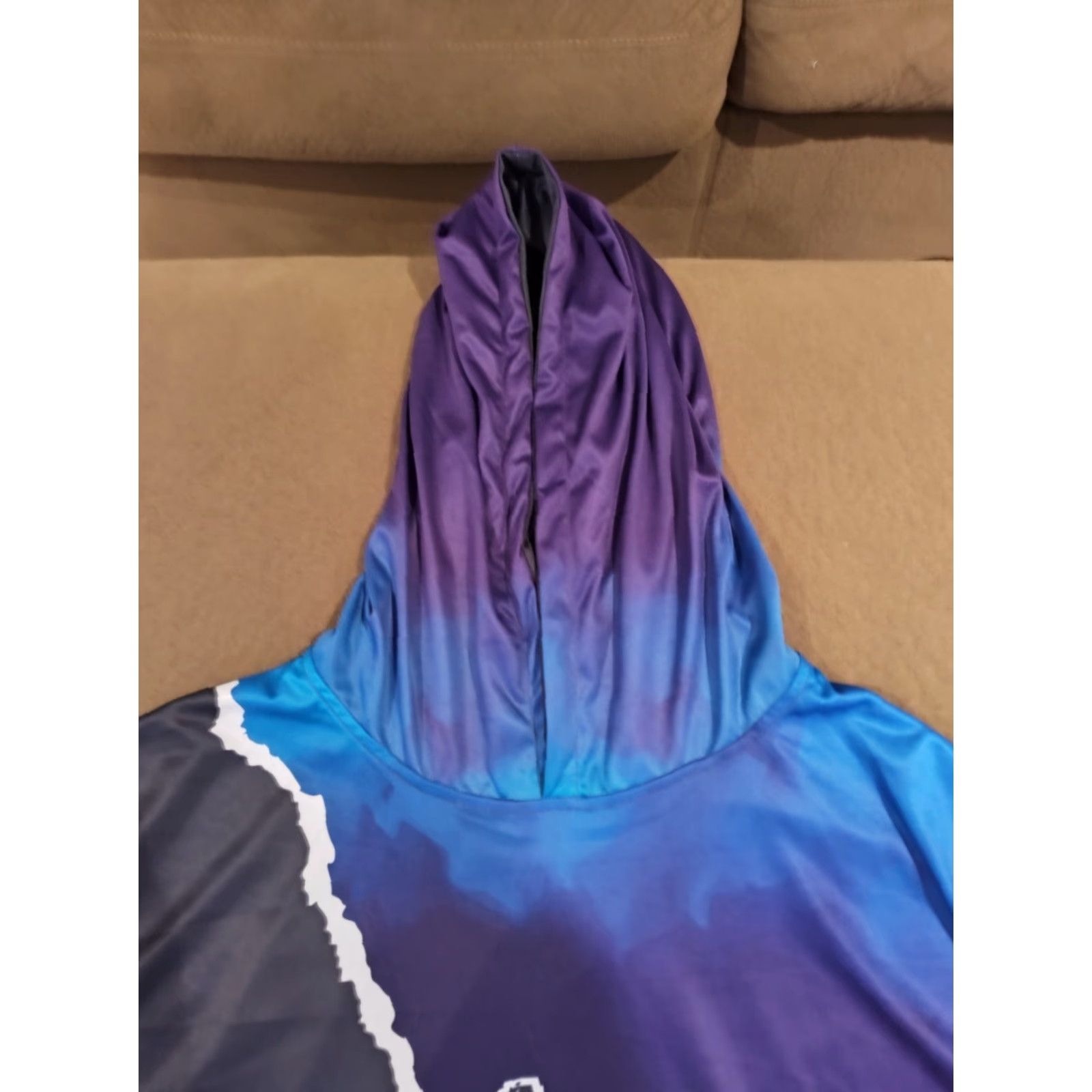 Vintage VINTAGE The Dark Horse Hoodie AOP Purple 3XL Men Pullover Hooded Lightweight Breathable Sports Team Horse Theme Mens Size US XXL / EU 58 / 5 - 7 Thumbnail