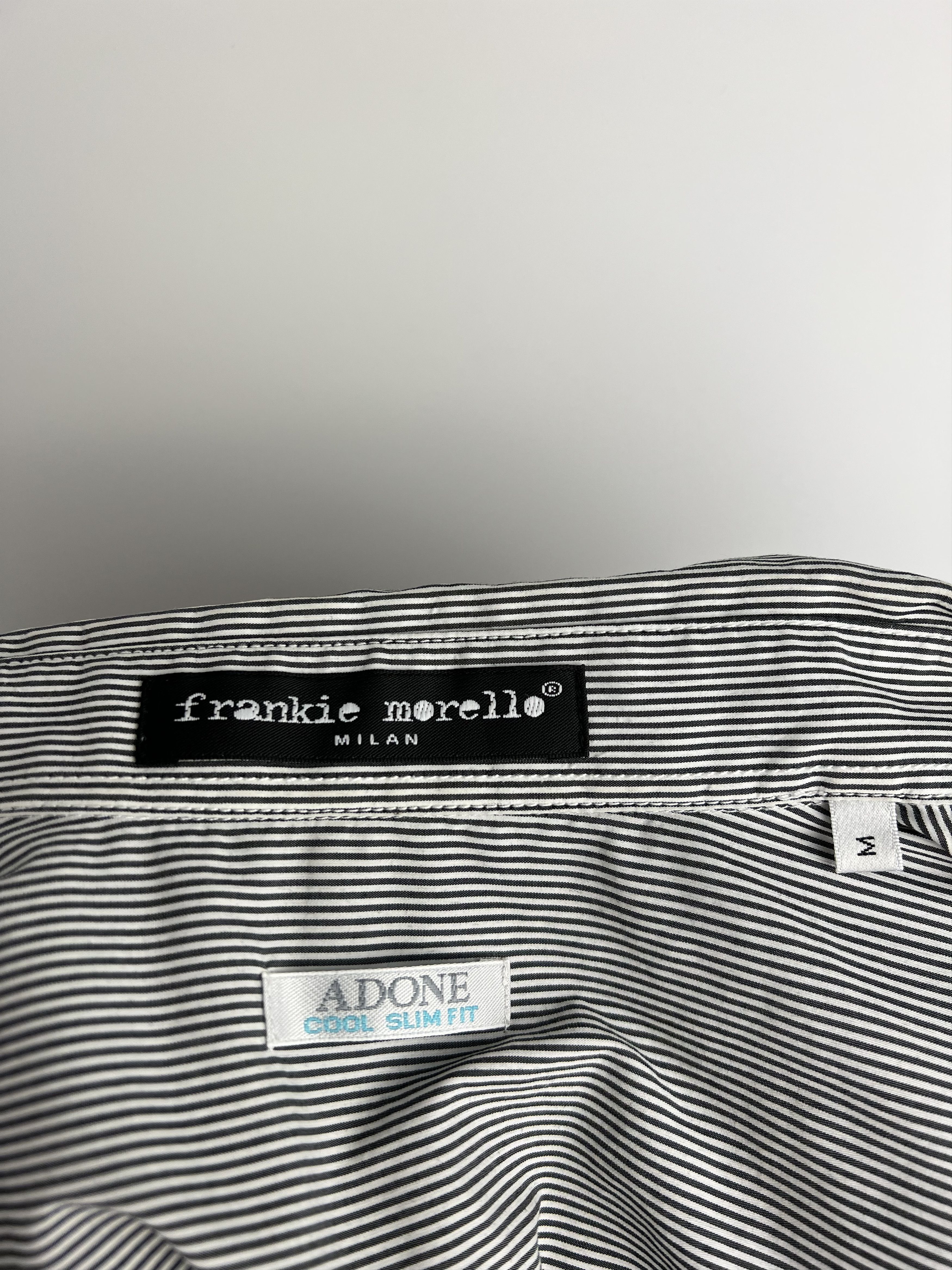 Frankie Morello Frankie Morello Men's Striped Button Up Shirt Size M Size US M / EU 48-50 / 2 - 5 Thumbnail