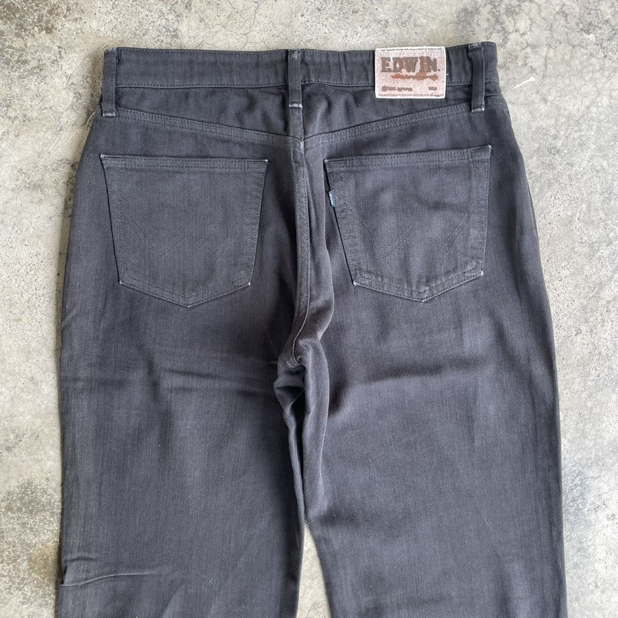 Edwin 🔥Vintage Edwin Soft Flex Super Black Relaxed Denim Jeans Size US 32 / EU 48 - 5 Thumbnail