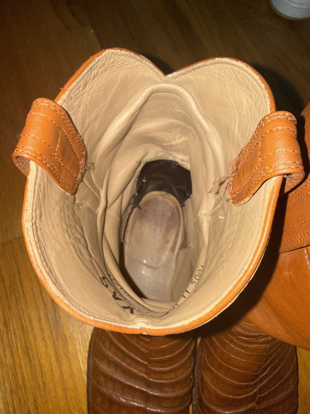 Tecovas Tecovas Roper Caiman Leather Boots Size US 11 / EU 44 - 8 Thumbnail