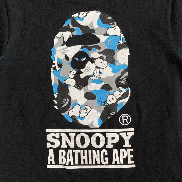 Bape BAPE × Peanuts Snoopy ABC Camo Big Head T-shirt APE Size US M / EU 48-50 / 2 - 2 Thumbnail