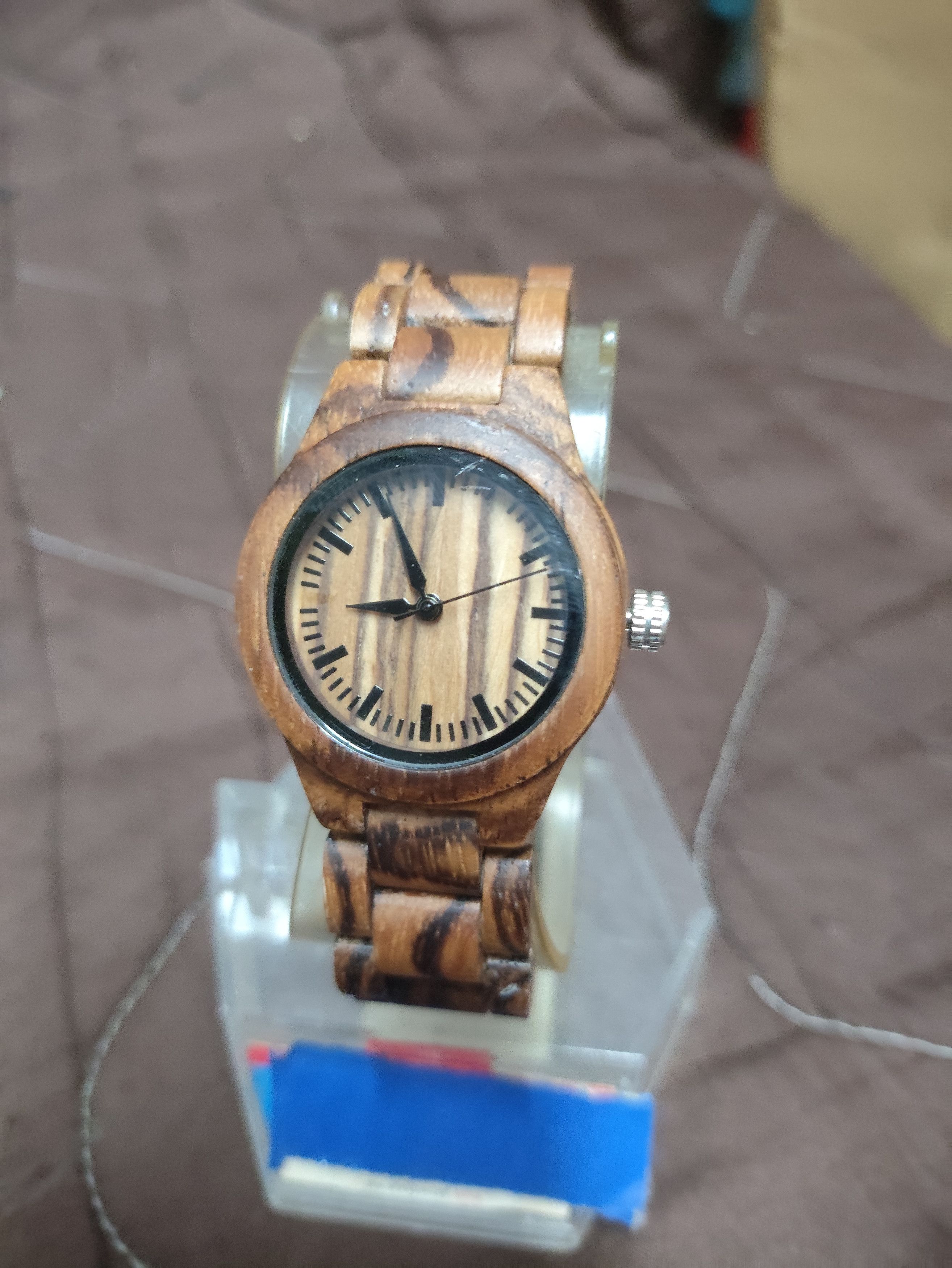 Vintage Retro Vintage FULLY Wood Watch Material (Handmade Design) Size ONE SIZE - 1 Thumbnail