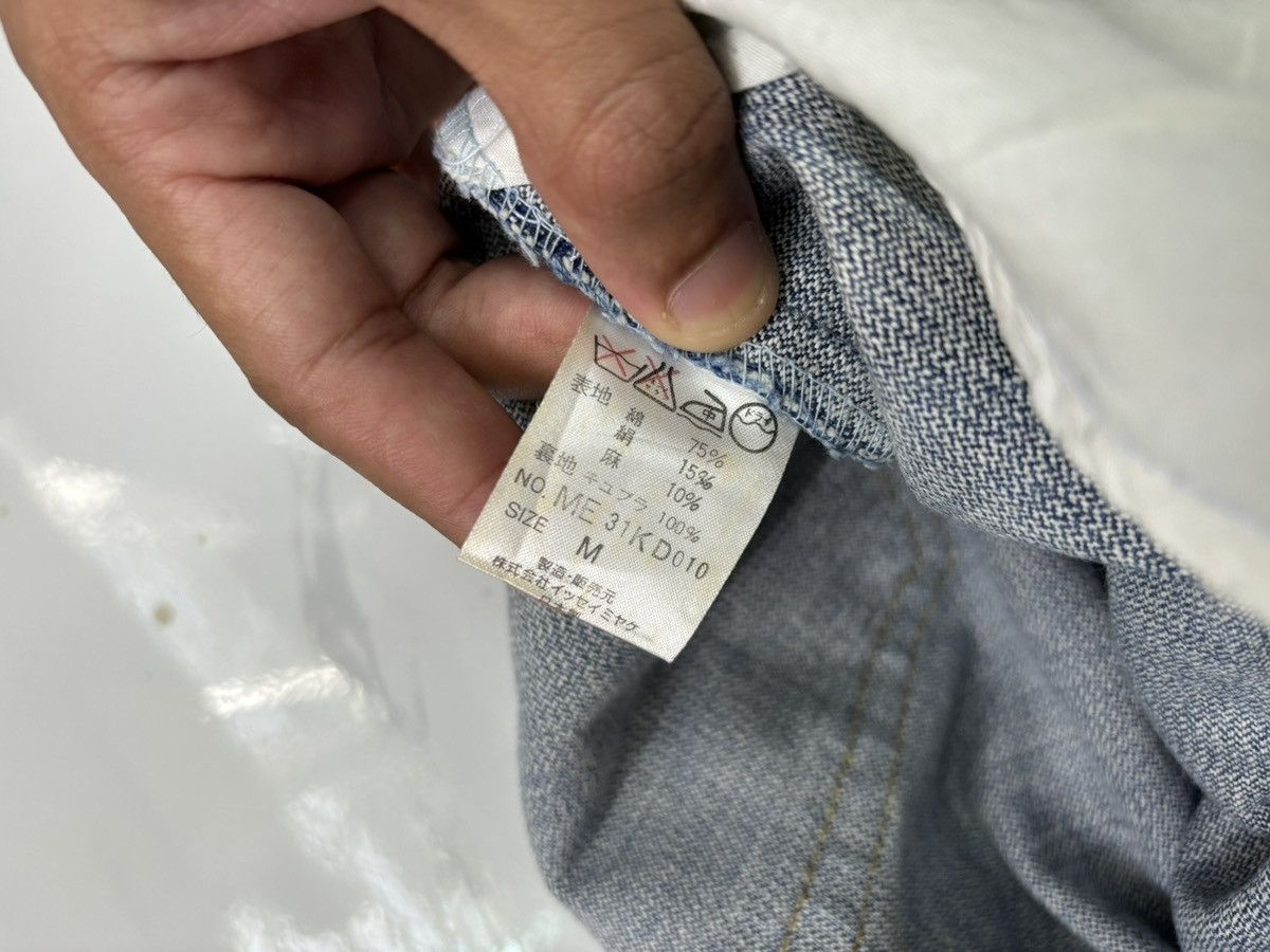 If Six Was Nine × Issey Miyake ISSEY MIYAKE CLAWMARK BLUE CUSTOM MADE DISTRESSED DENIM JEAN Size US 32 / EU 48 - 10 Thumbnail