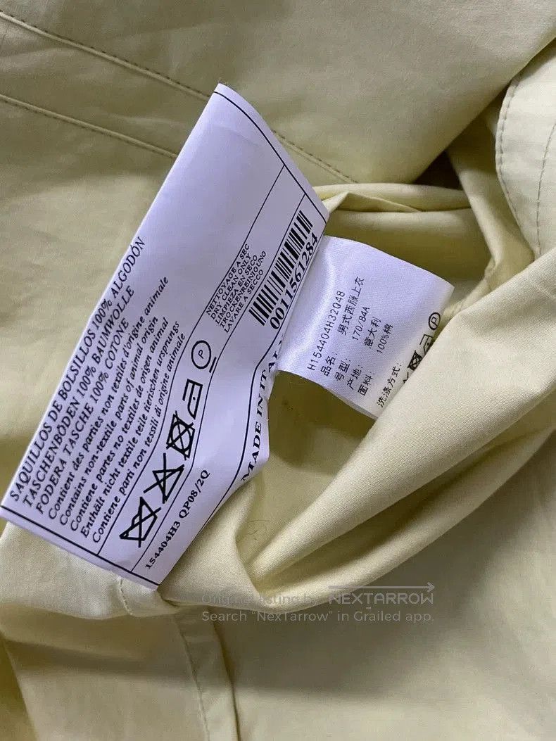 Hermes Hermes Yellow Shirt Blazer Jacket. Size US S / EU 44-46 / 1 - 5 Thumbnail