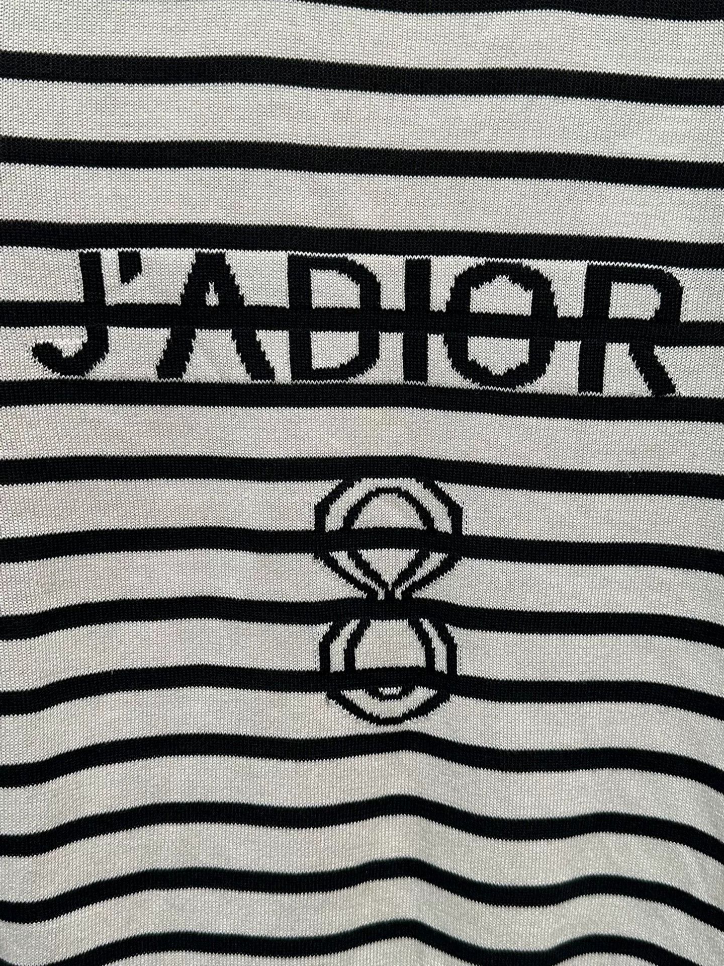 Dior Dior Black White Stripe Knit Longsleeve Size US S / EU 44-46 / 1 - 3 Thumbnail