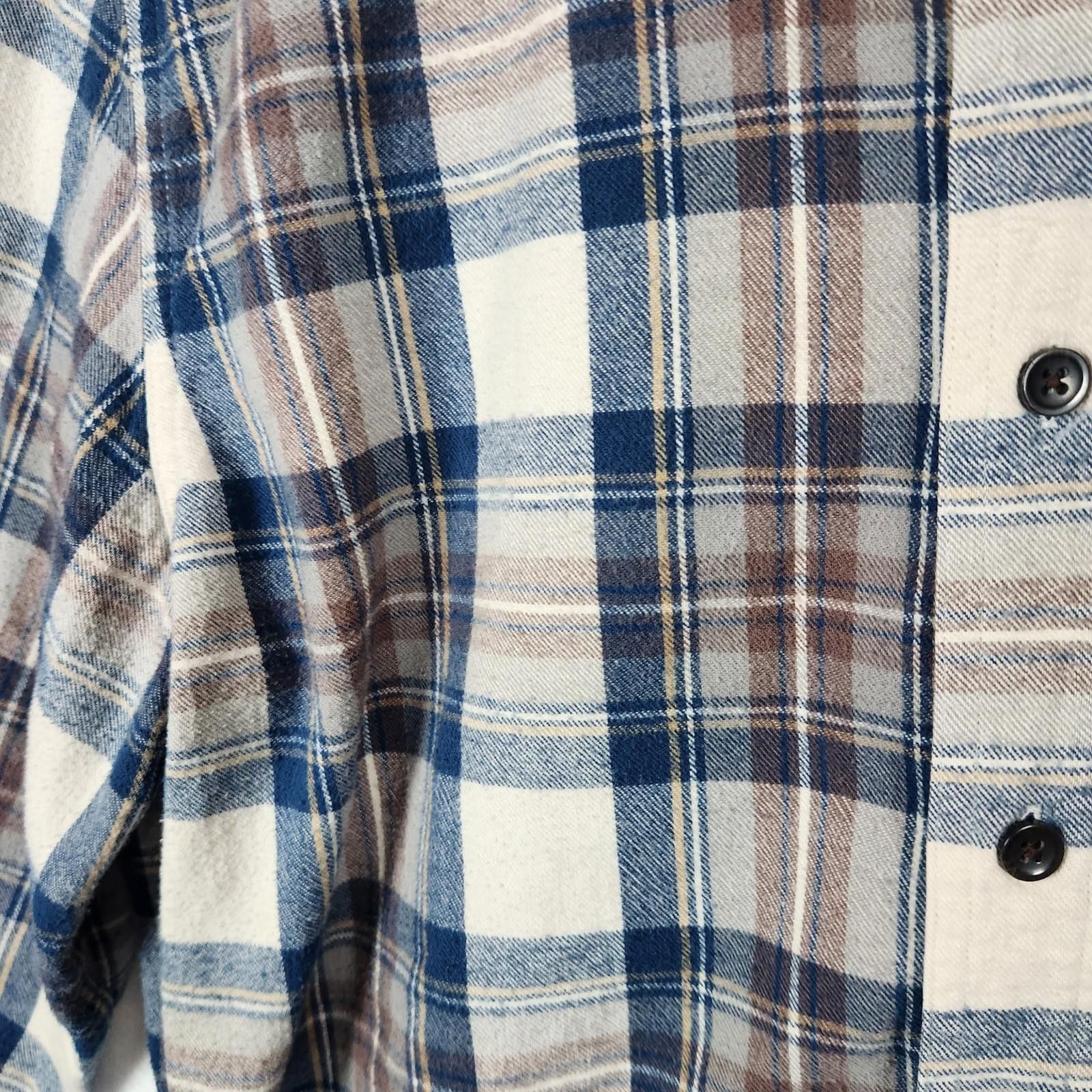L.L. Bean LL Bean Slightly Fitted Plaid Multicolor Flannel Size Medium Size US M / EU 48-50 / 2 - 2 Thumbnail
