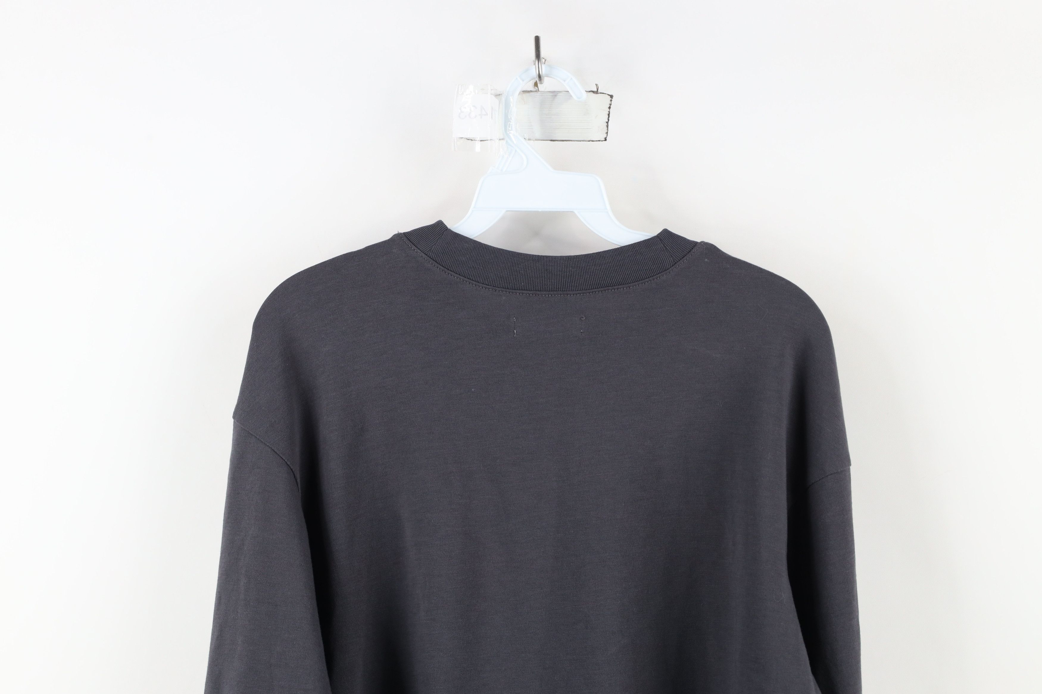 Madewell × Vintage Madewell Supima Cotton Essential Long Sleeve T-Shirt Gray Size S / US 4 / IT 40 - 14 Thumbnail