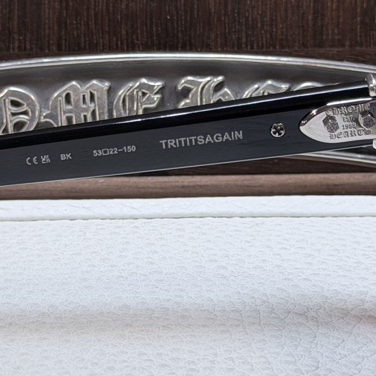 Chrome Hearts Chrome Hearts TRITITSAGAIN ‘Eroticism’ Sunglasses Size ONE SIZE - 9 Thumbnail