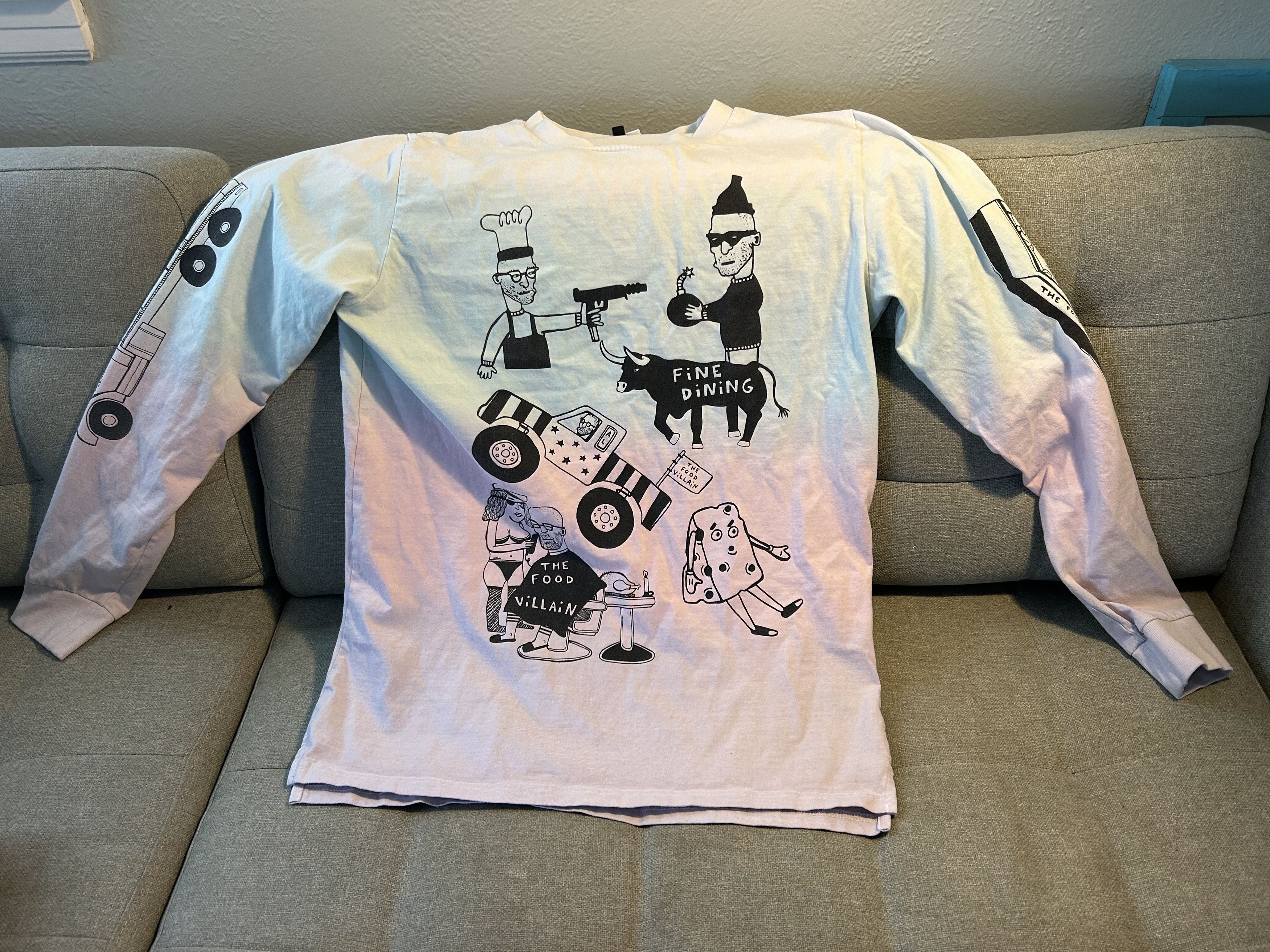 The Alchemist ALC Records Food Villain Long-sleeve T-shirt Size US M / EU 48-50 / 2 - 1 Thumbnail