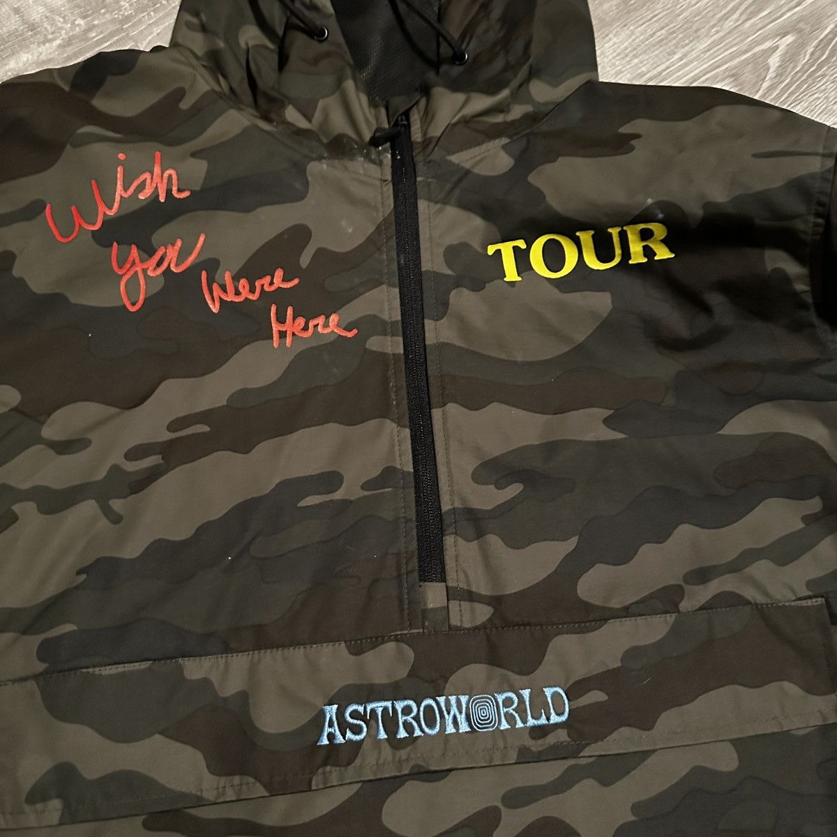 Travis Scott Travis Scott Atsroworld Tour Camo Anorak “No Bystanders” Size US XL / EU 56 / 4 - 5 Thumbnail