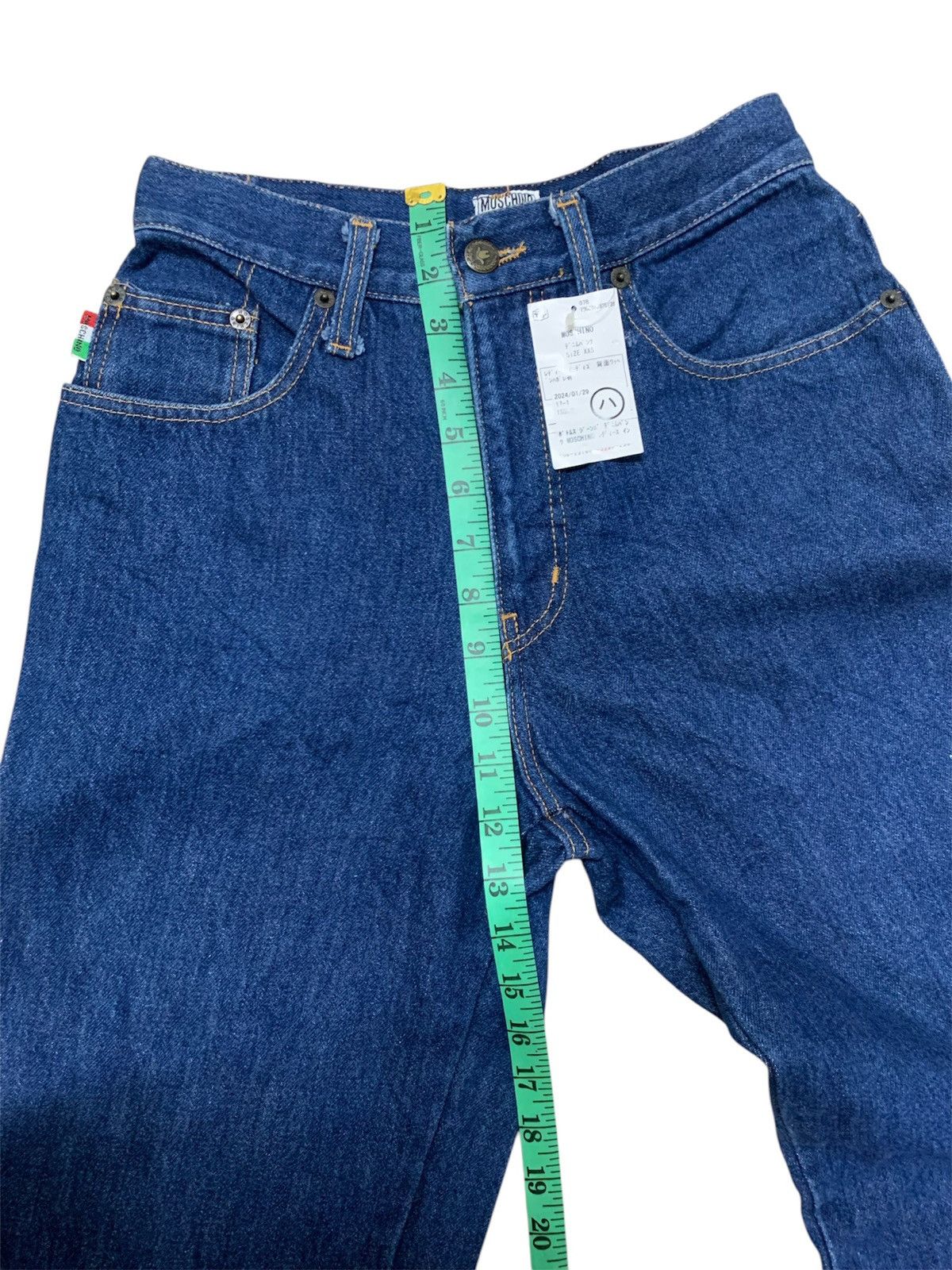 Moschino Combo moschino denim jacket and denim pants Size 26" / US 2 / IT 38 - 14 Thumbnail