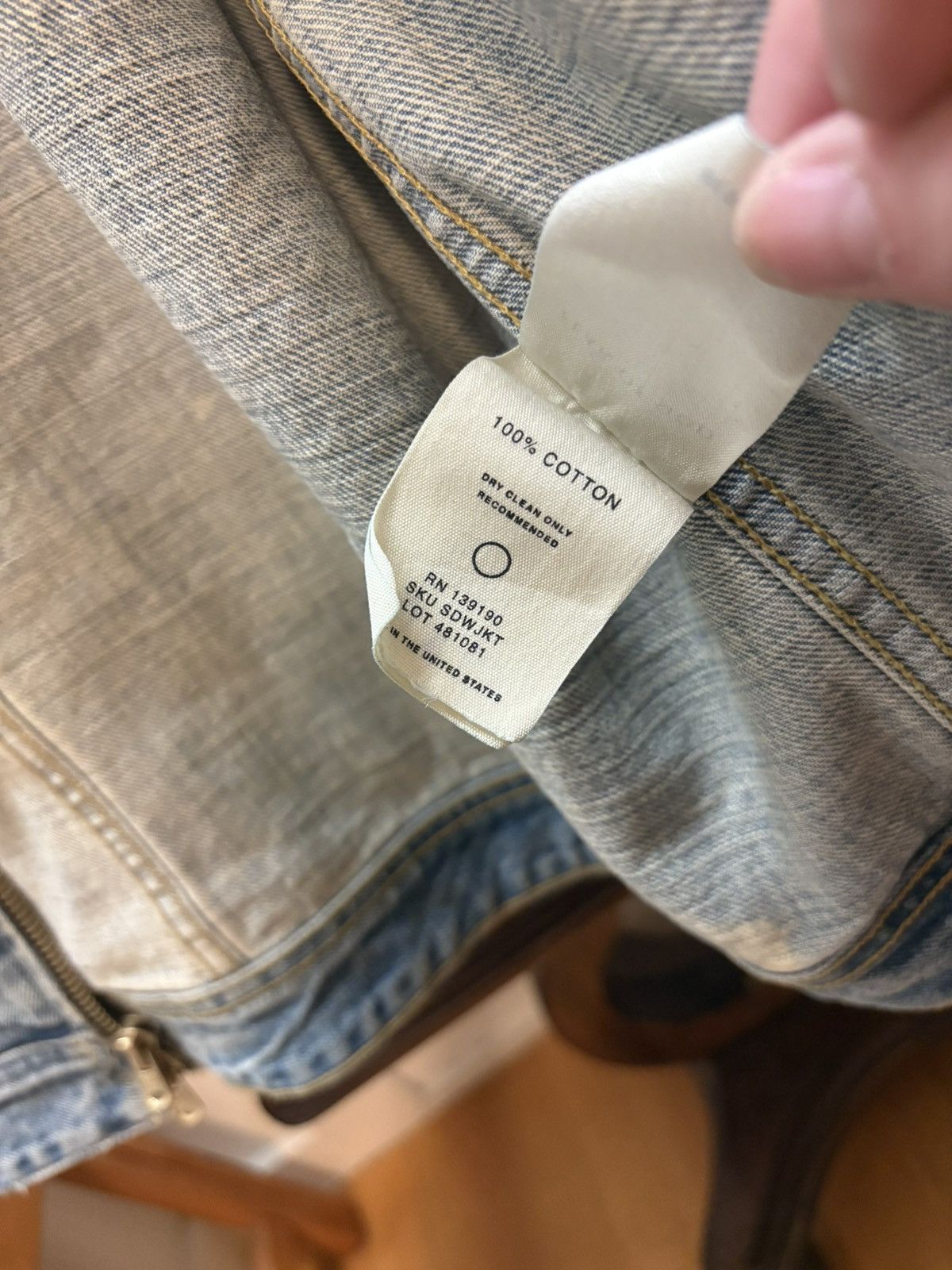 Fear of God Fear of God Jeans Distressed Denim Jacket, M (Oversized) Size US M / EU 48-50 / 2 - 7 Thumbnail