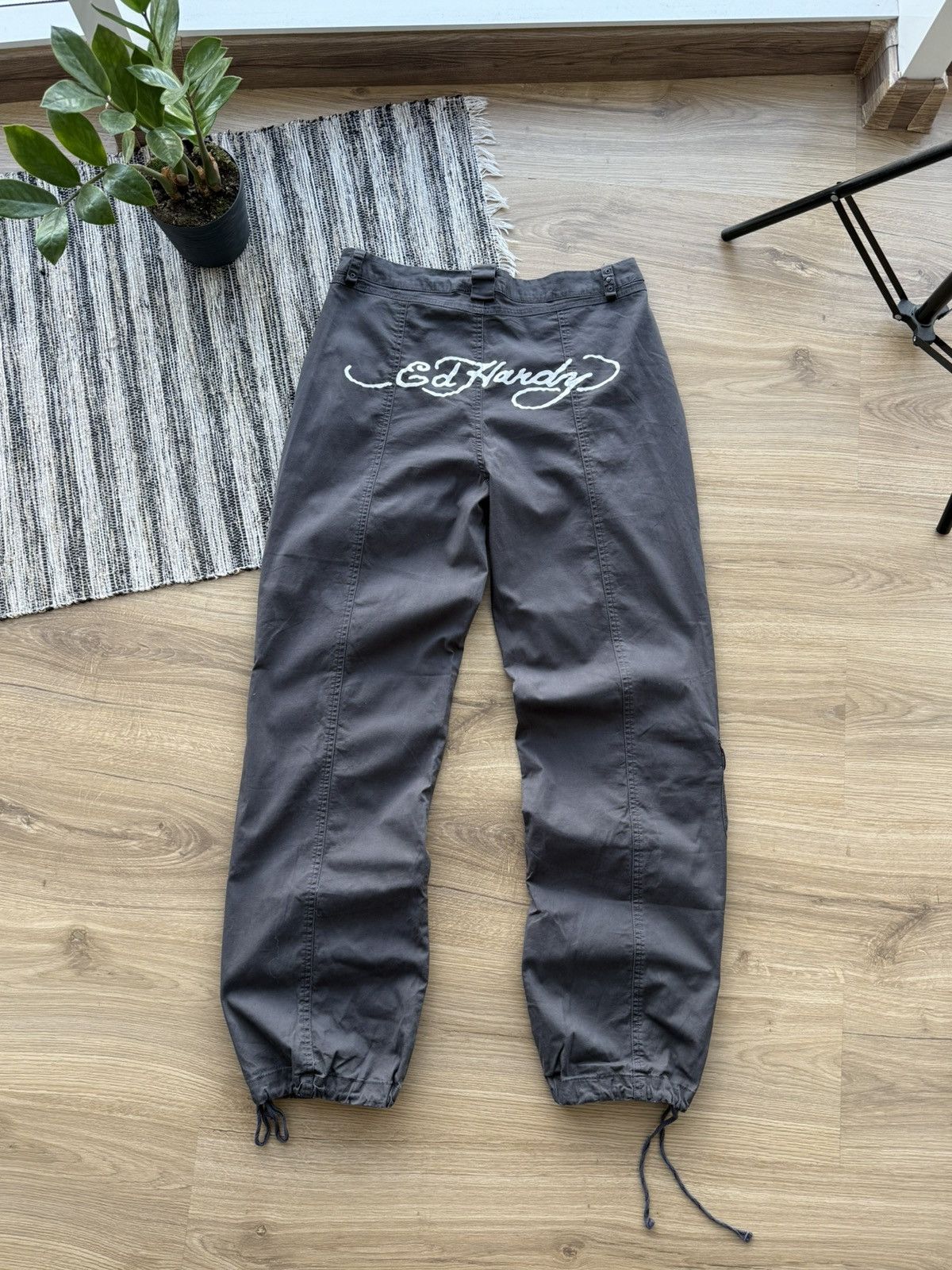 Ed Hardy ED HARDY CARGO PANTS WOOMEN’S DESIGNER STREETWEAR Size M Size 33" - 3 Thumbnail