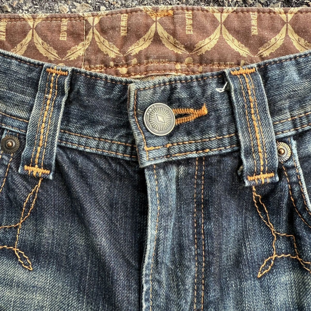Edwin VINTAGE EDWIN FLARE RIPPEP JEAN DENIM PANTS Size US 30 / EU 46 - 7 Thumbnail