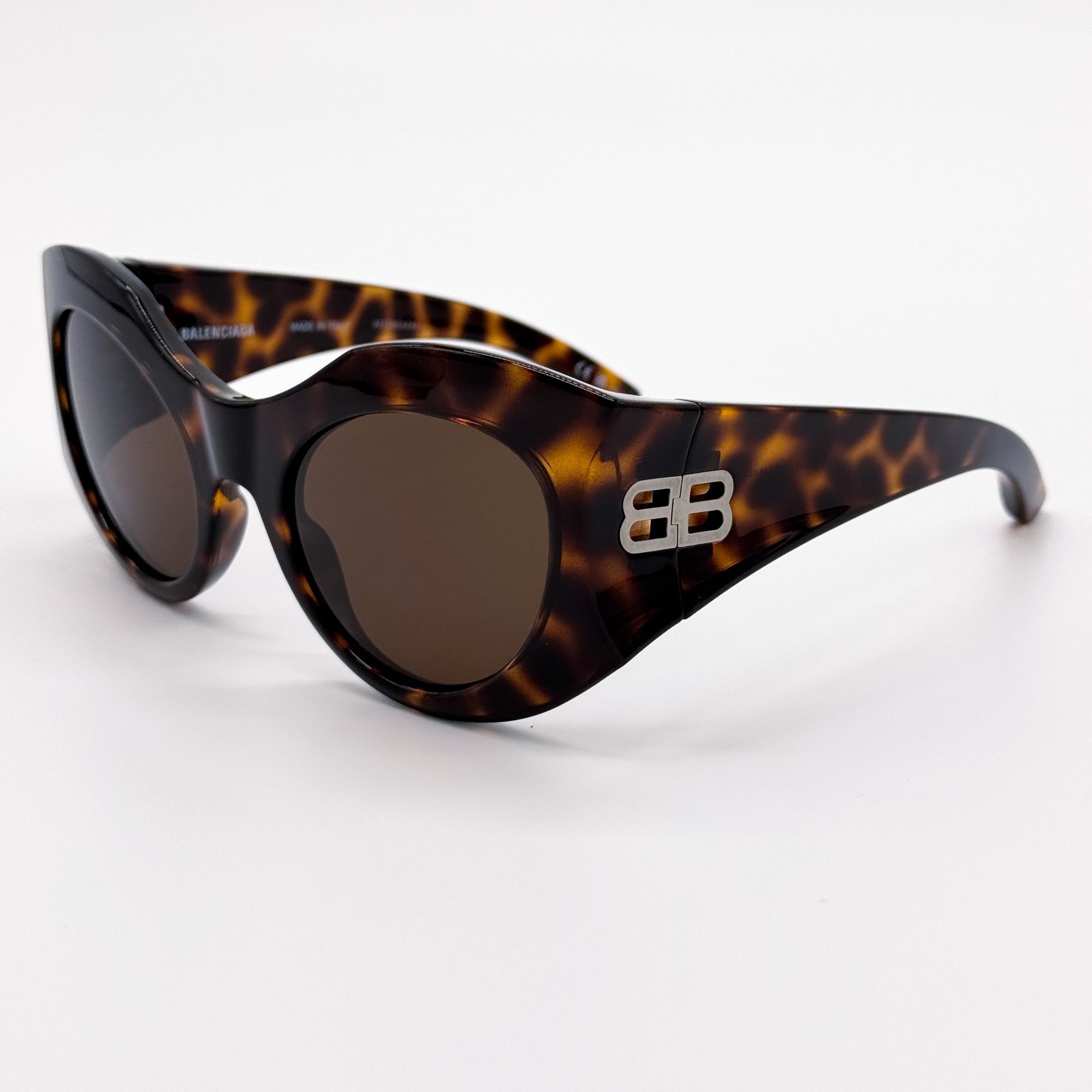 Balenciaga NEW BALENCIAGA BB0256S 002 SUNGLASSES BROWN BUTTERFLY WOMEN Size ONE SIZE - 3 Thumbnail
