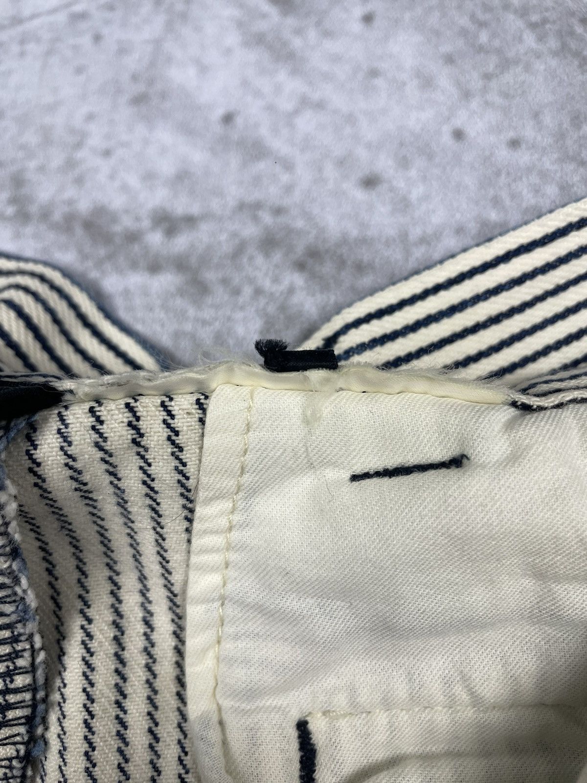 Comme des Garcons × Junya Watanabe × Tricot Comme des Garcons AW03 Tricot Comme des Gacons Hickory Cuffed Pants Size 27" / US 4 / IT 40 - 10 Thumbnail