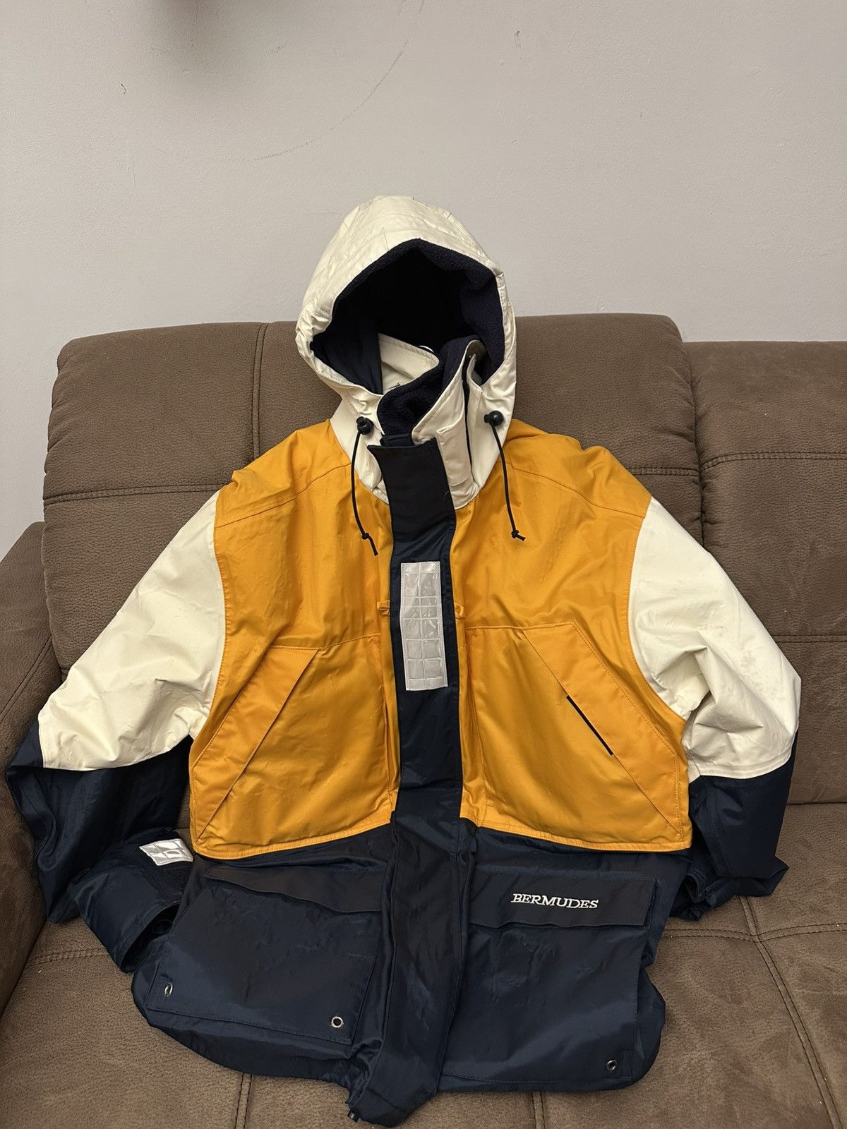 Other Bermudes Match Race Sailing Jacket – 1990s Vintage Size US XXL / EU 58 / 5 - 10 Thumbnail