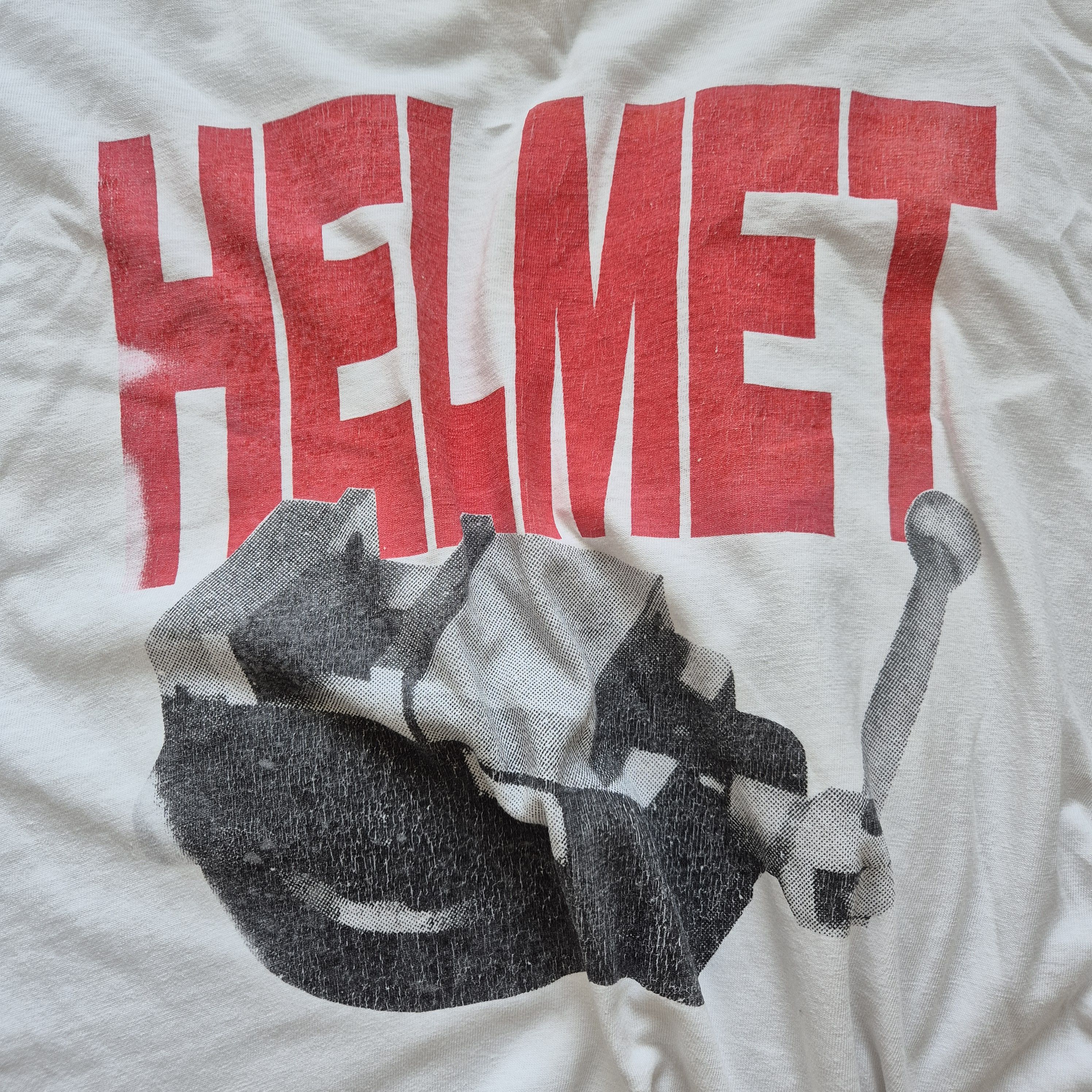 Band Tees Helmet Band Shirt, Vintage 90s Size US XL / EU 56 / 4 - 1 Thumbnail