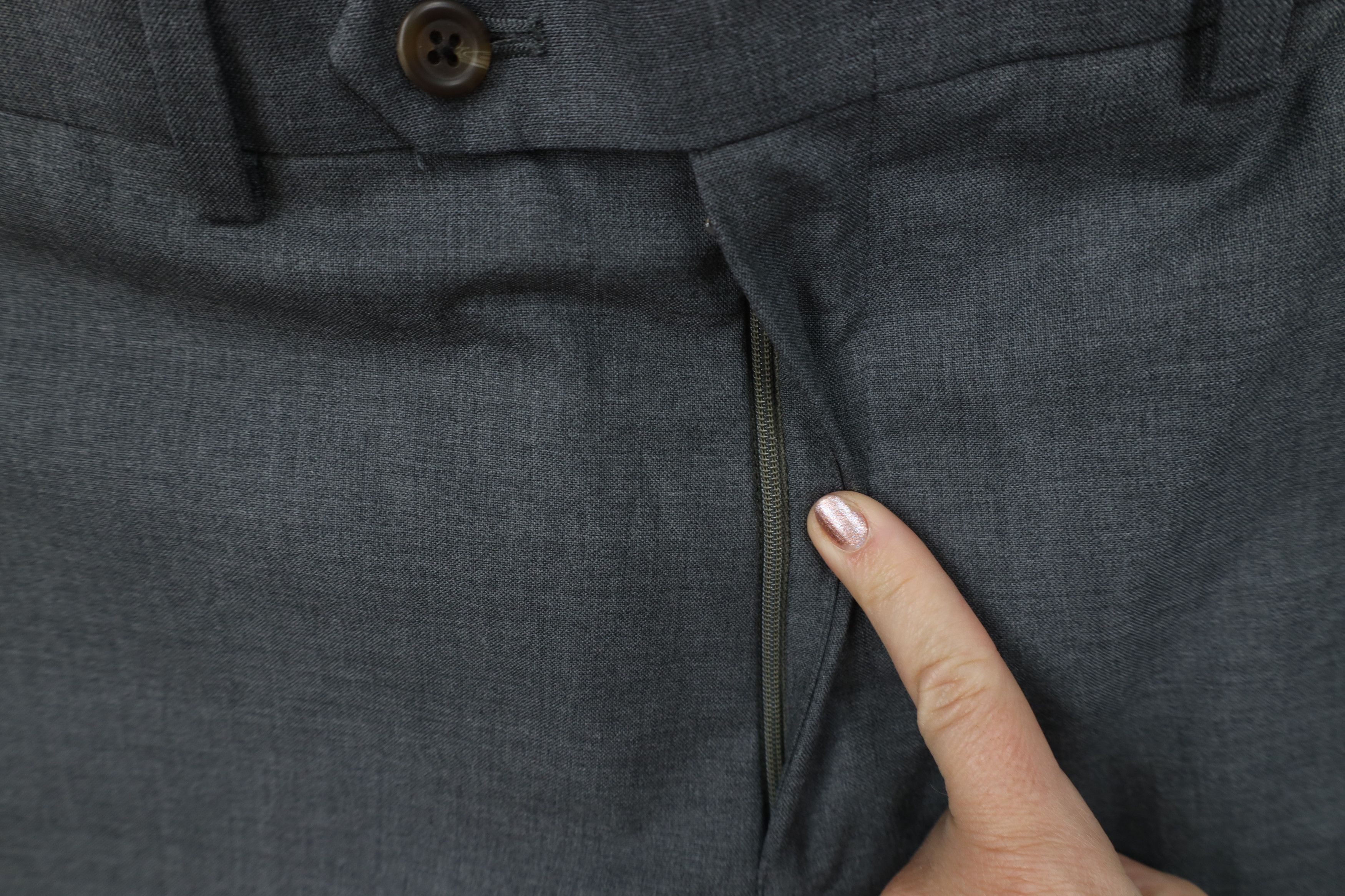 Ralph Lauren Deadstock Vintage Ralph Lauren Wide Leg Chino Pants Gray Size US 34 / EU 50 - 5 Thumbnail