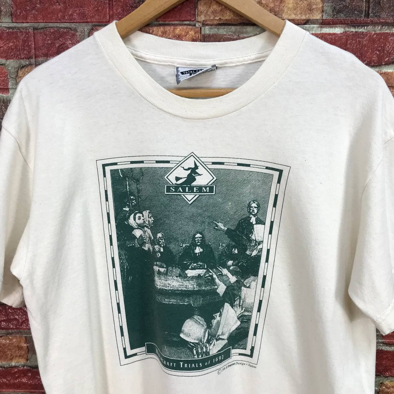 Salem Sportswear × Vintage RARE VINTAGE 1994 SALEM XTREME DESIGN WITCHCRAFT TRIALS Size US M / EU 48-50 / 2 - 4 Thumbnail