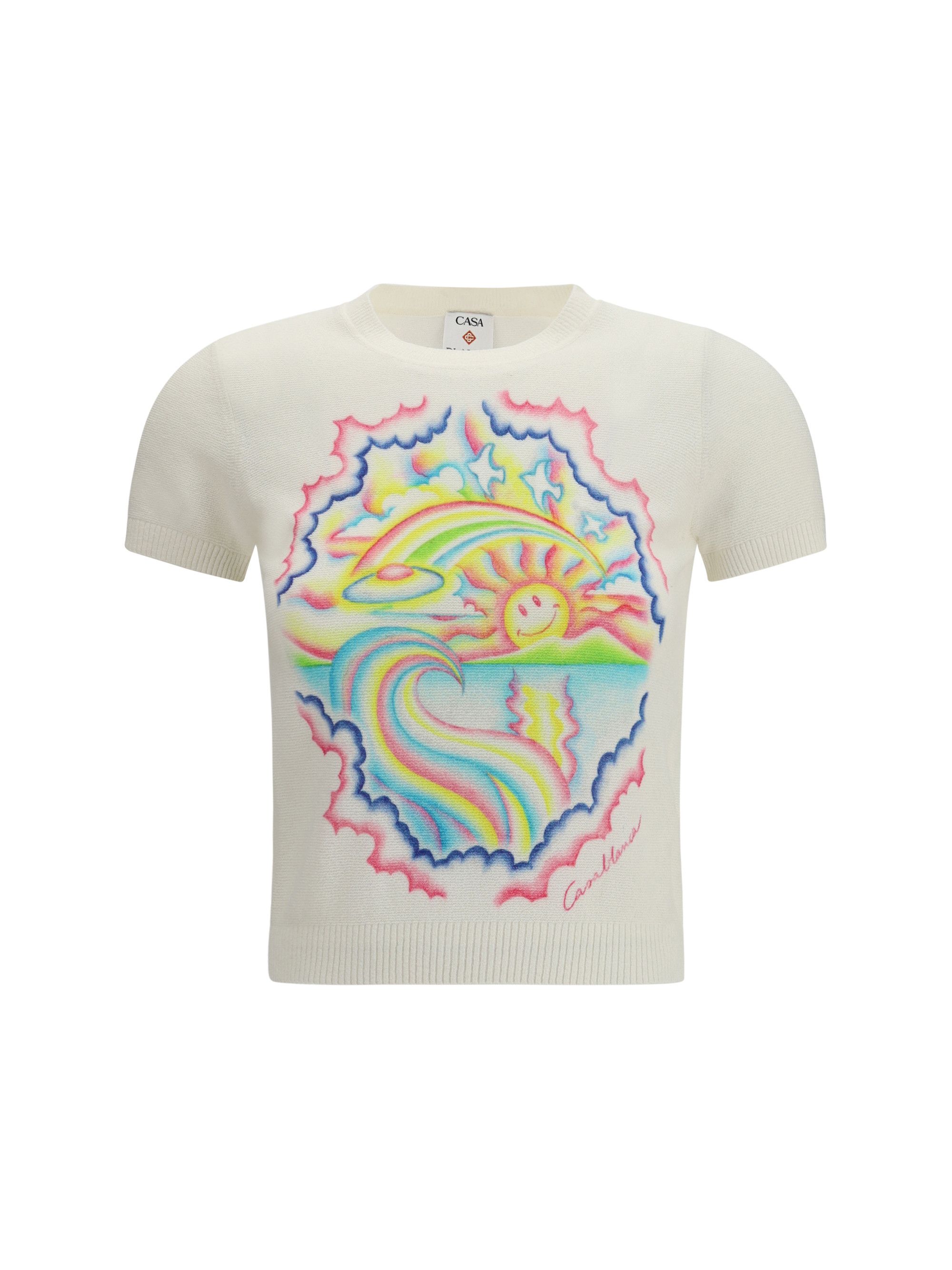 Casablanca Cotton blend T-shirt Size S / US 4 / IT 40 - 1 Thumbnail