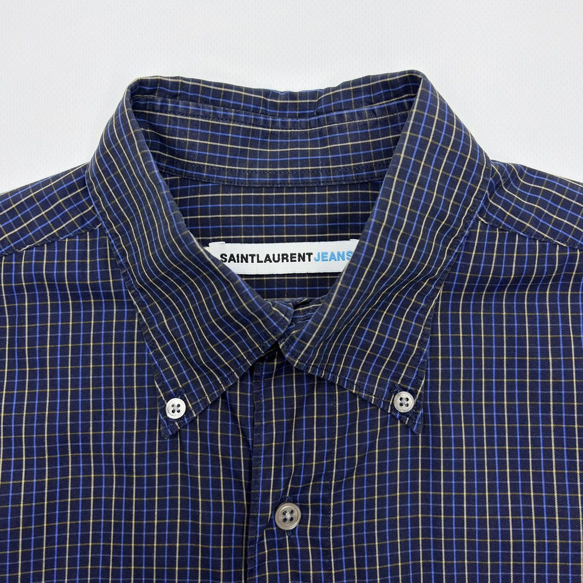 Saint Laurent Paris Saint Laurent Jeans Shirt Button Up Size US L / EU 52-54 / 3 - 5 Thumbnail