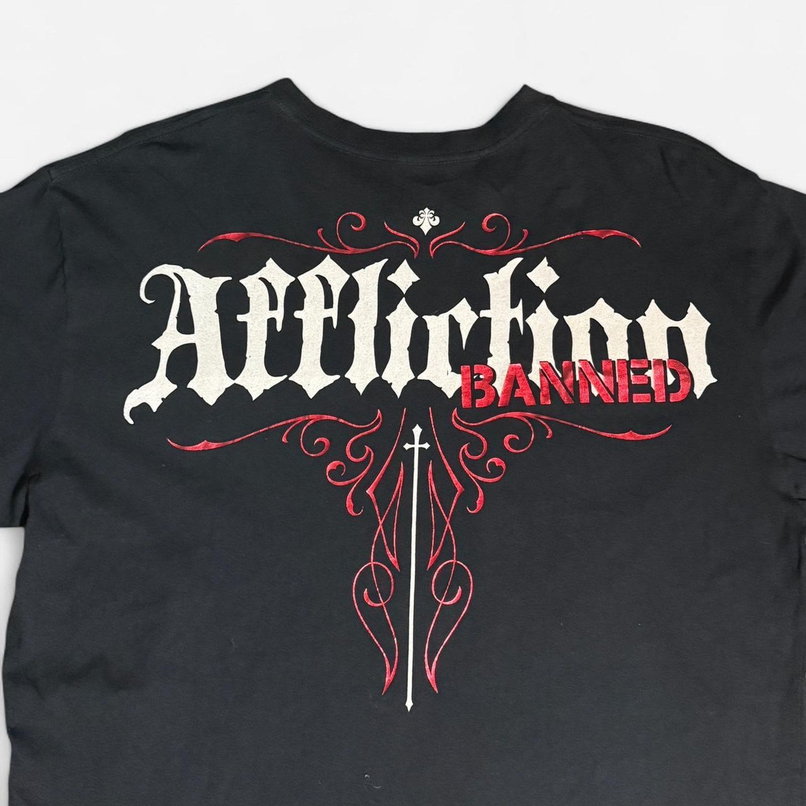 Affliction Sick affliction banned mma t shirt Size US XL / EU 56 / 4 - 8 Thumbnail