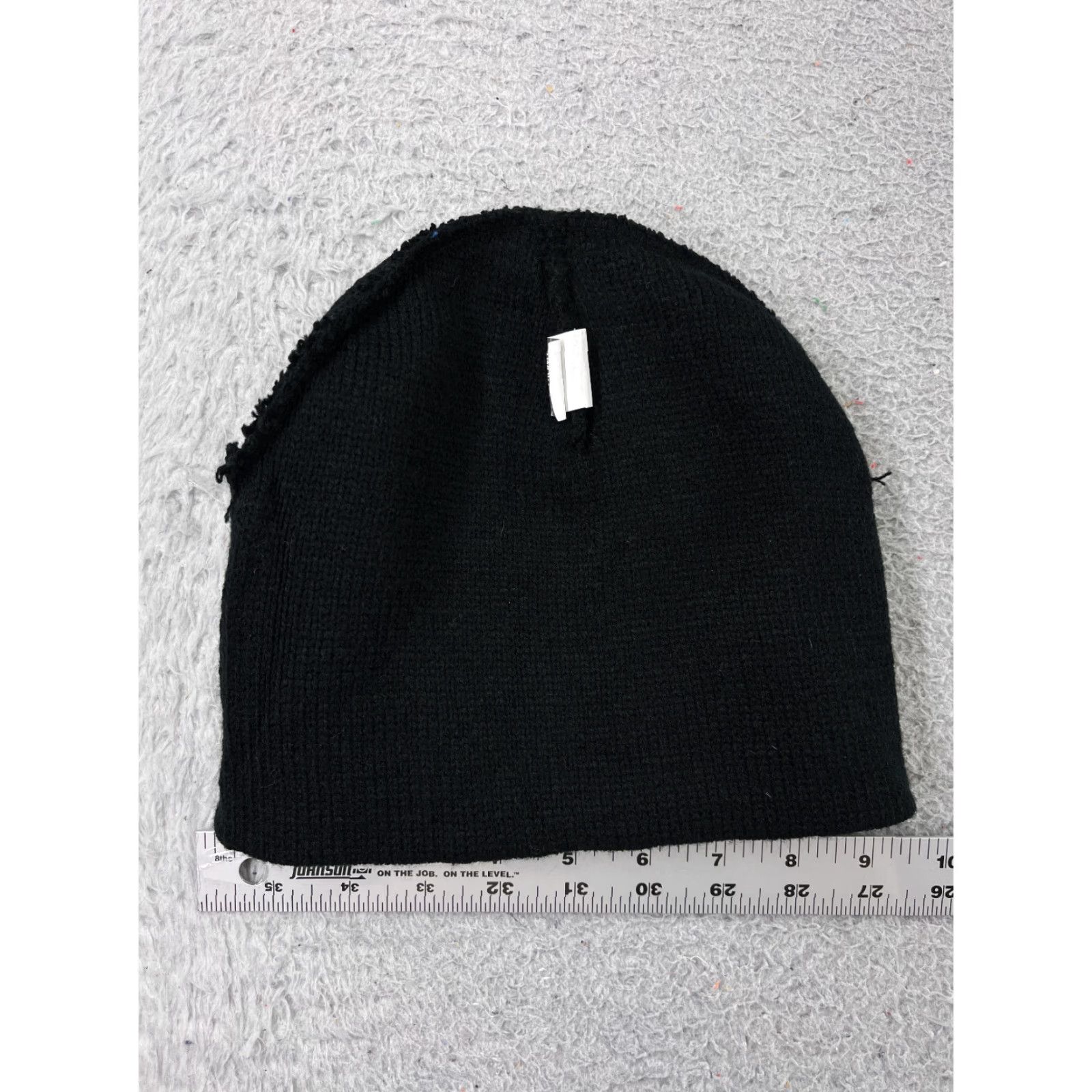 Vintage VINTAGE Mossy Oak Beanie Toque Mens One Size Black Knit 100% Acrylic Hunt Fish Camp Hat/Cap Beanie Mens One Size Black Mossy Oak Fish Hunt Camp 1990s Size ONE SIZE - 5 Thumbnail