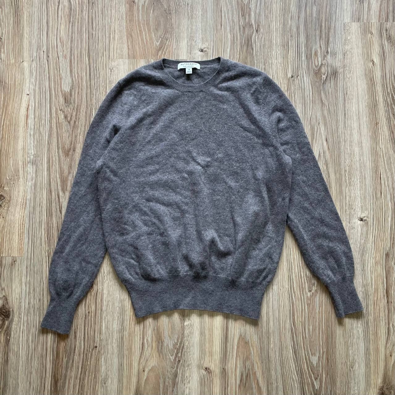 Other M&S Autograph 100% Pure Cashmere Crew Neck Sweater Size XL / US 12-14 / IT 48-50 - 2 Thumbnail