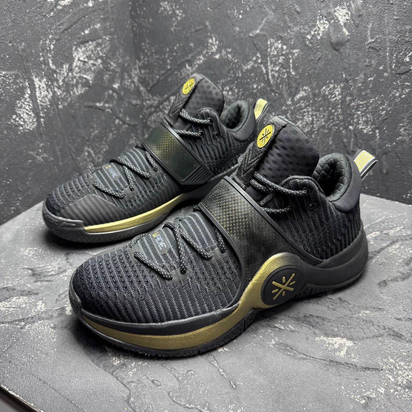 Li-Ning Li-Ning Black Lowtop Sneakers 43 Men Size US 10 / EU 43 - 1 Thumbnail