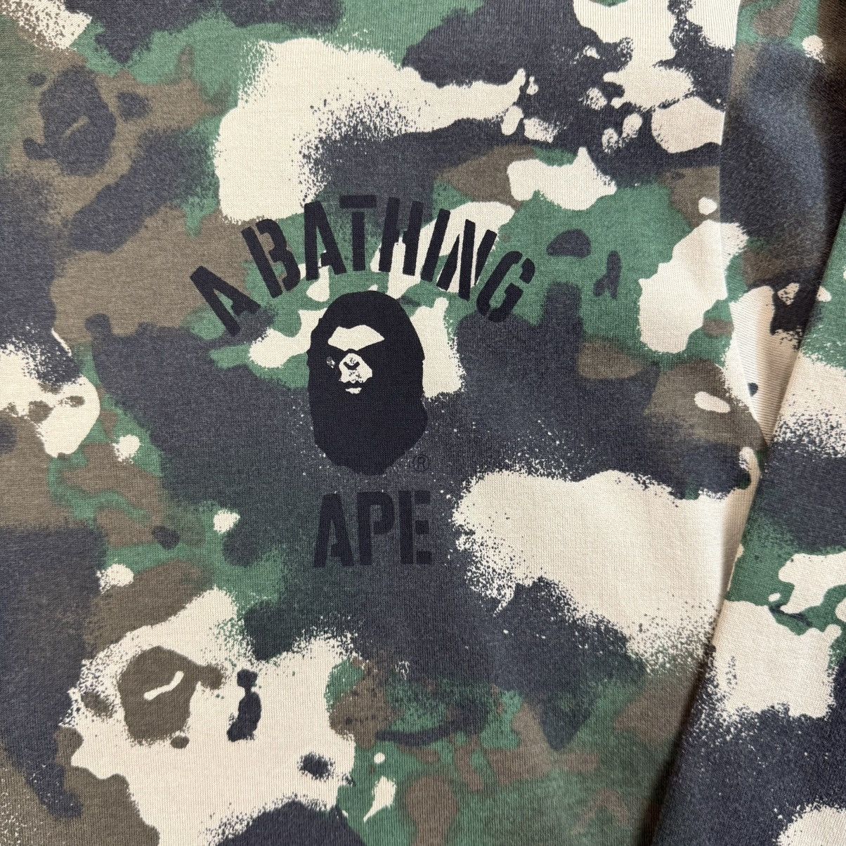Bape Bape Green Camo Longsleeve Shirt Size US S / EU 44-46 / 1 - 3 Thumbnail