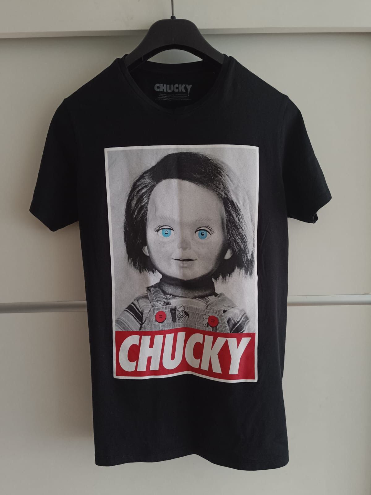 Vintage Chucky Doll Horror Vintage T-Shirt. Size US S / EU 44-46 / 1 - 1 Thumbnail