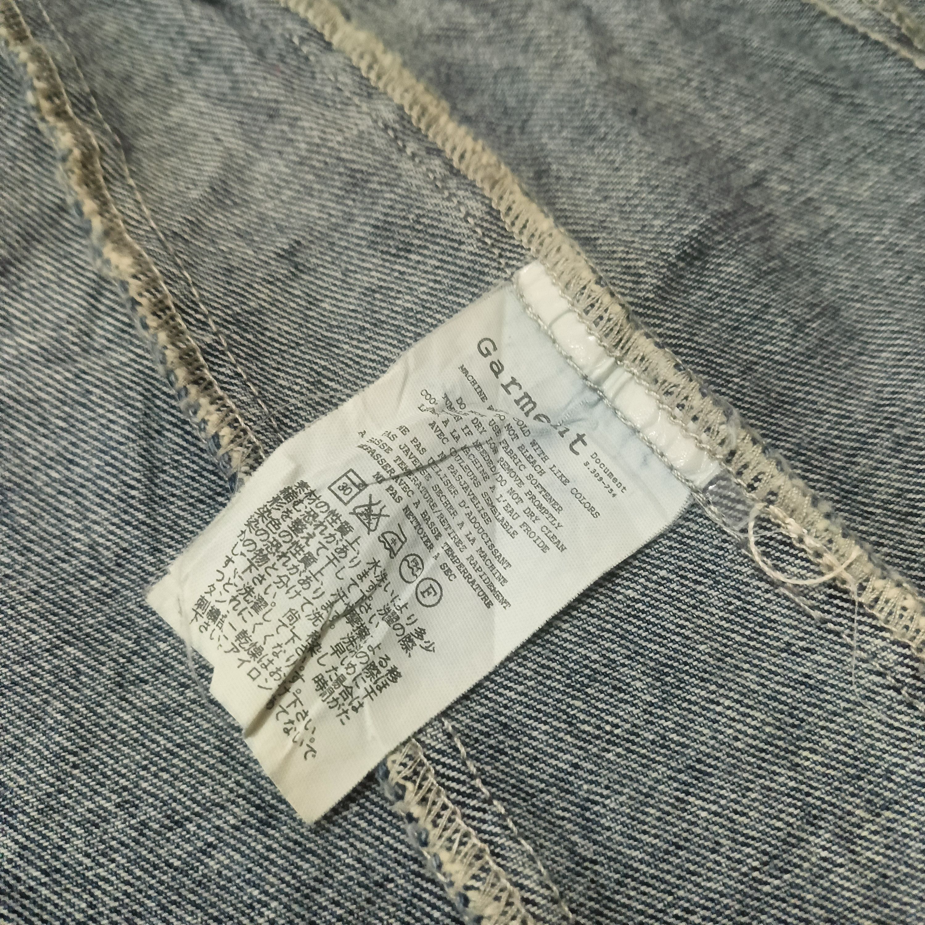 If Six Was Nine Garment Document Denim Long Jacket Button Size S / US 4 / IT 40 - 8 Thumbnail