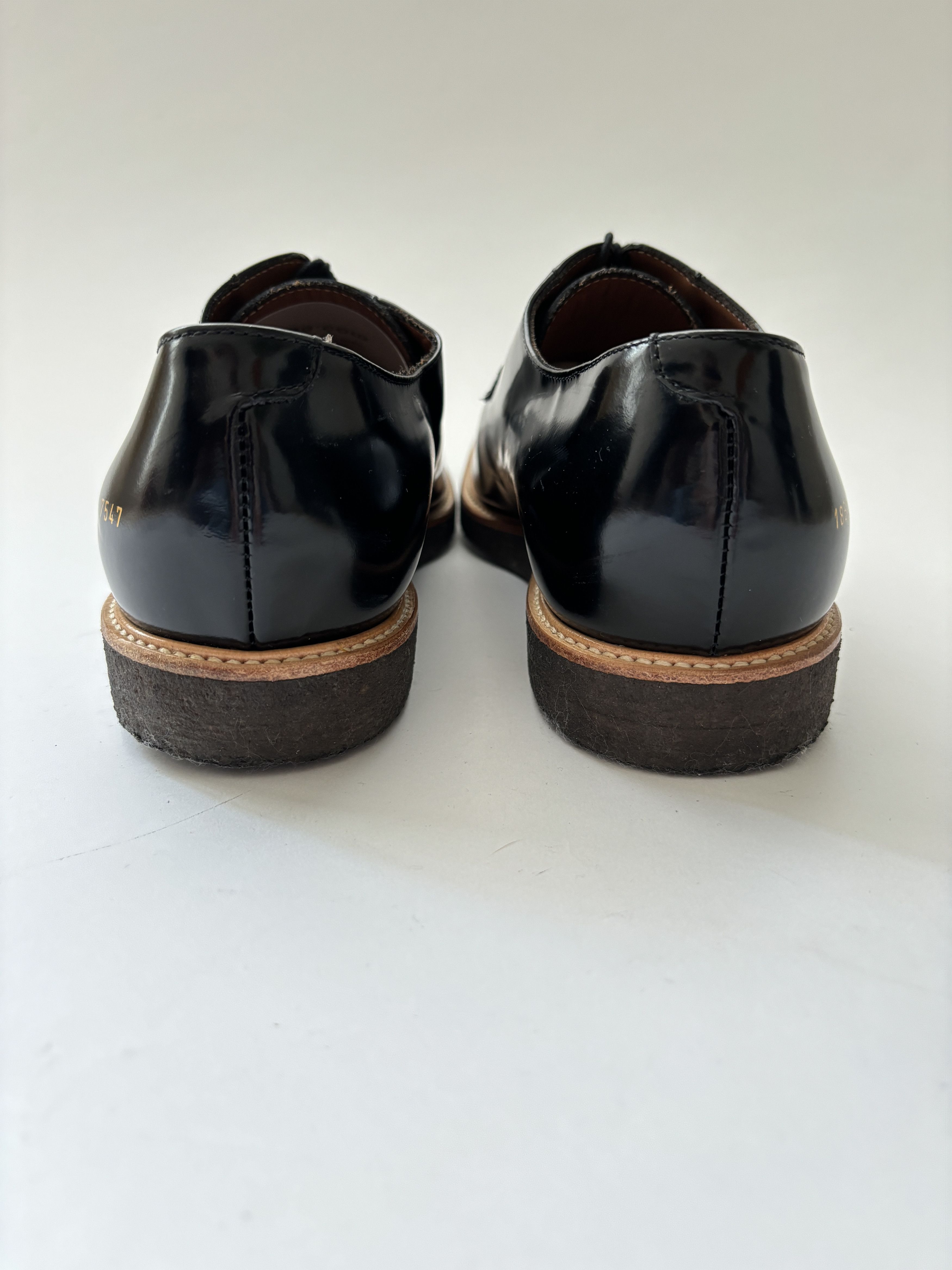 Common Projects ⚡️QUICK SALE⚡️Common Projects Black Derby Shine Size US 11 / EU 44 - 5 Thumbnail