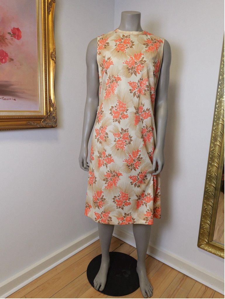 Vintage 1970’s Vintage Women’s Shift Dress With Matching Jacket Set Size M / US 6-8 / IT 42-44 - 1 Thumbnail