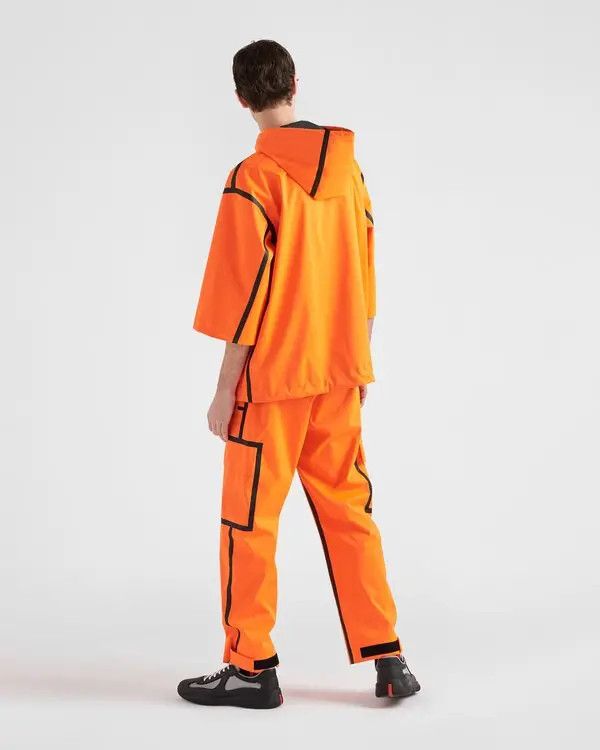 Prada o1bcso1str1025 Short-Sleeve Extreme Tex Light Hooded Shirt Size US L / EU 52-54 / 3 - 5 Thumbnail