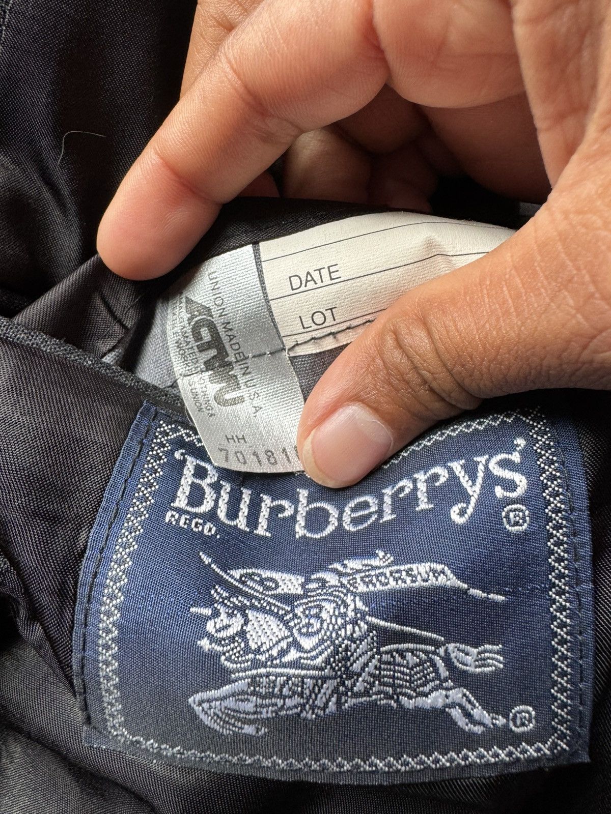 Burberry × Vintage Burberry Blazer Size 38L - 6 Thumbnail