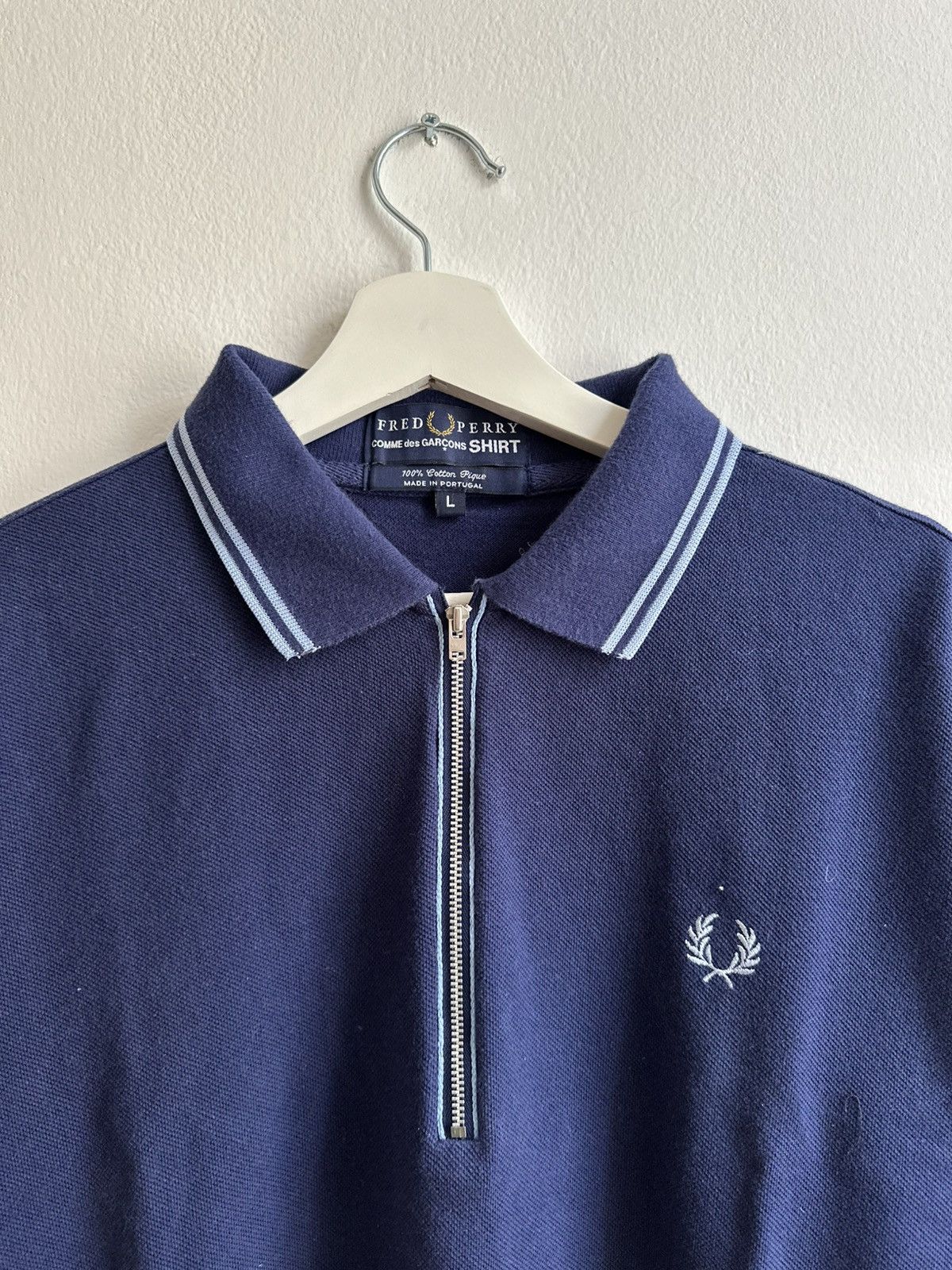Comme des Garcons Comme Des Garçons Fred Perry Vintage Rare Zipper Polos Size US L / EU 52-54 / 3 - 2 Thumbnail