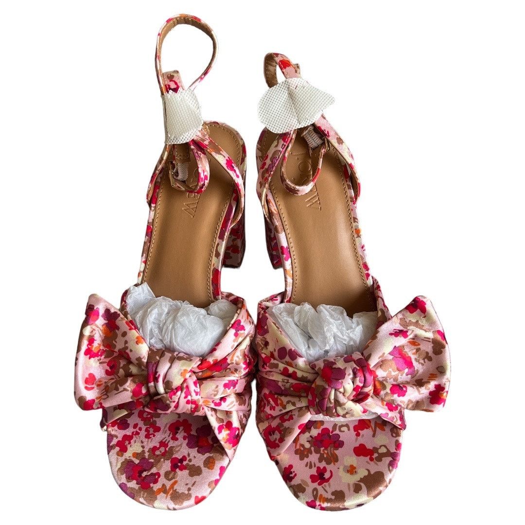 J.Crew J.CREW Floral Ditsy Printed Knotted Heeled Sandals, US7.5 Size US 7.5 / IT 37.5 - 4 Thumbnail