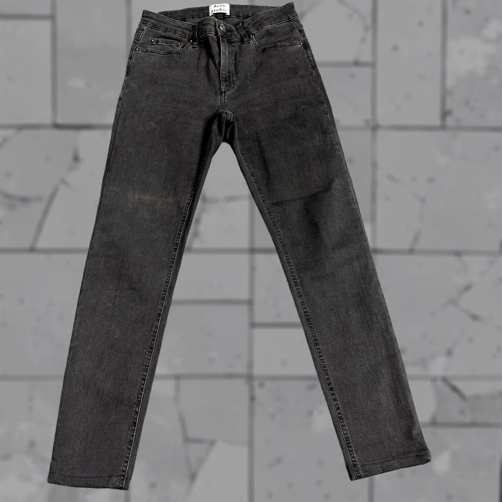 Vintage ACNE Jeans Women's 26 x 26 Black Ankle Zip Fly Denim Cotton Regular Jeans Women's 26" Inseam Ankle Zip Black Size 26" / US 2 / IT 38 - 1 Thumbnail