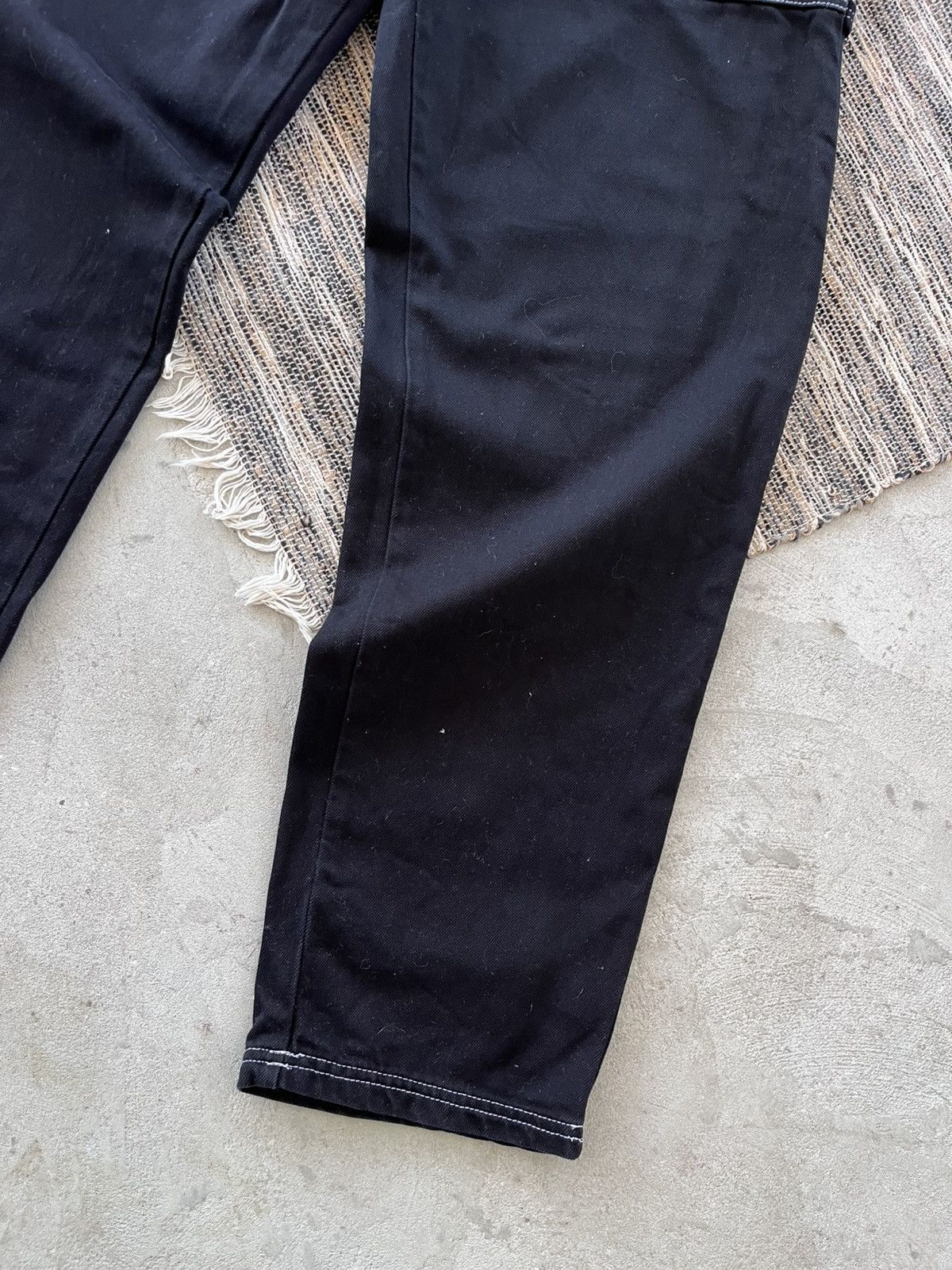 Carhartt Vintage Homeboy Loud Couture Black Baggy Denim Jeans 34x34 Size US 34 / EU 50 - 4 Thumbnail