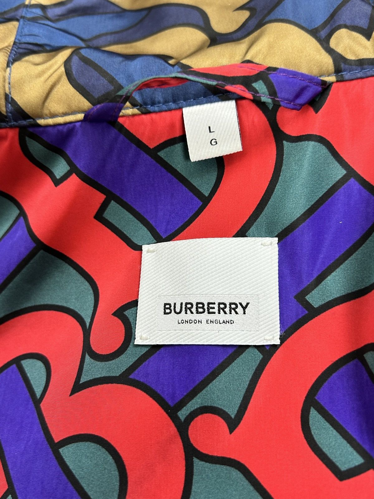 Burberry Burberry ECONYL Ainthorpe Satin Nylon TB Jacket Size US L / EU 52-54 / 3 - 12 Thumbnail