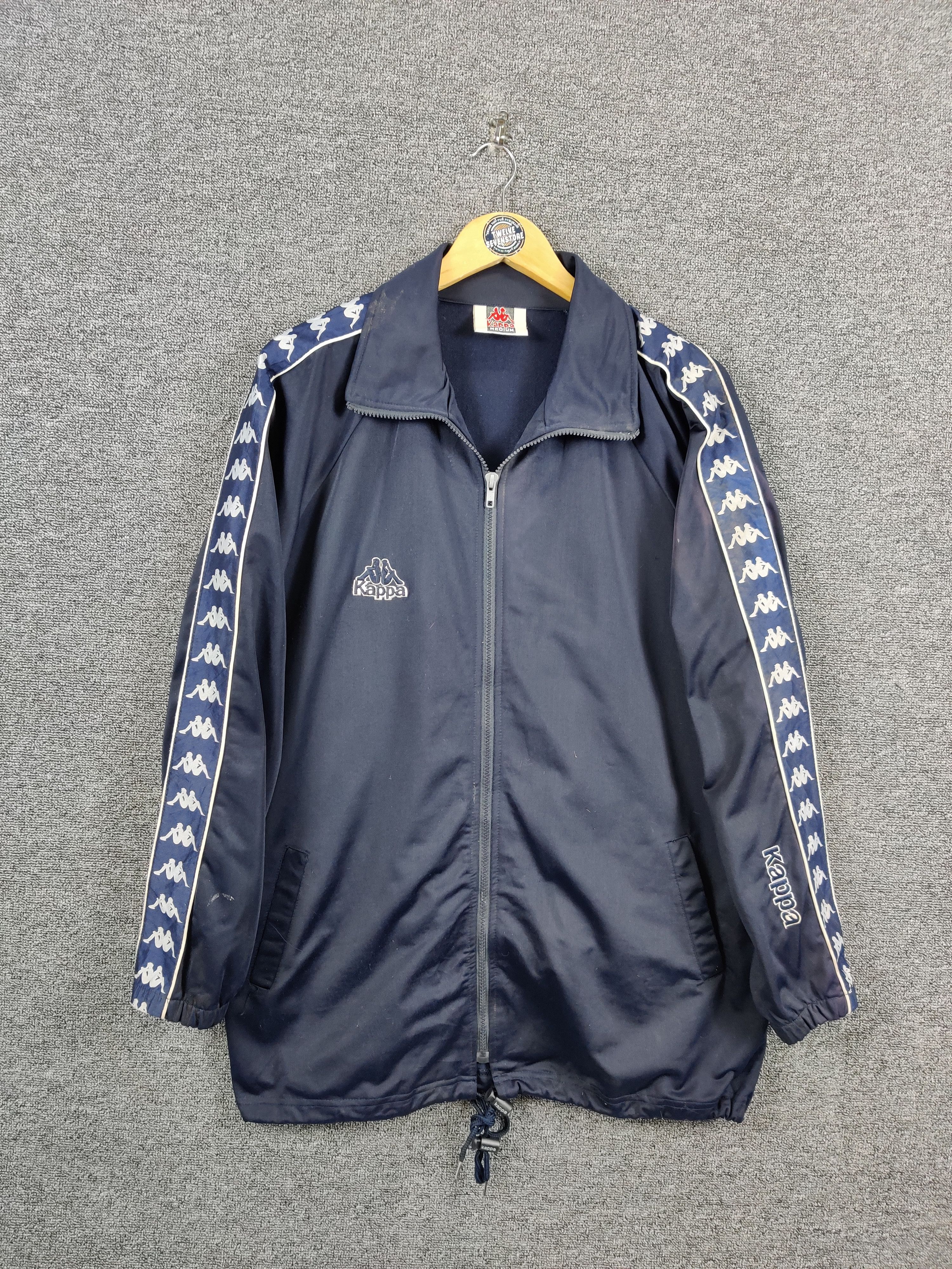 Kappa Vintage Kappa Side Tapper Big Logo Zipper Jacket Size US L / EU 52-54 / 3 - 2 Thumbnail