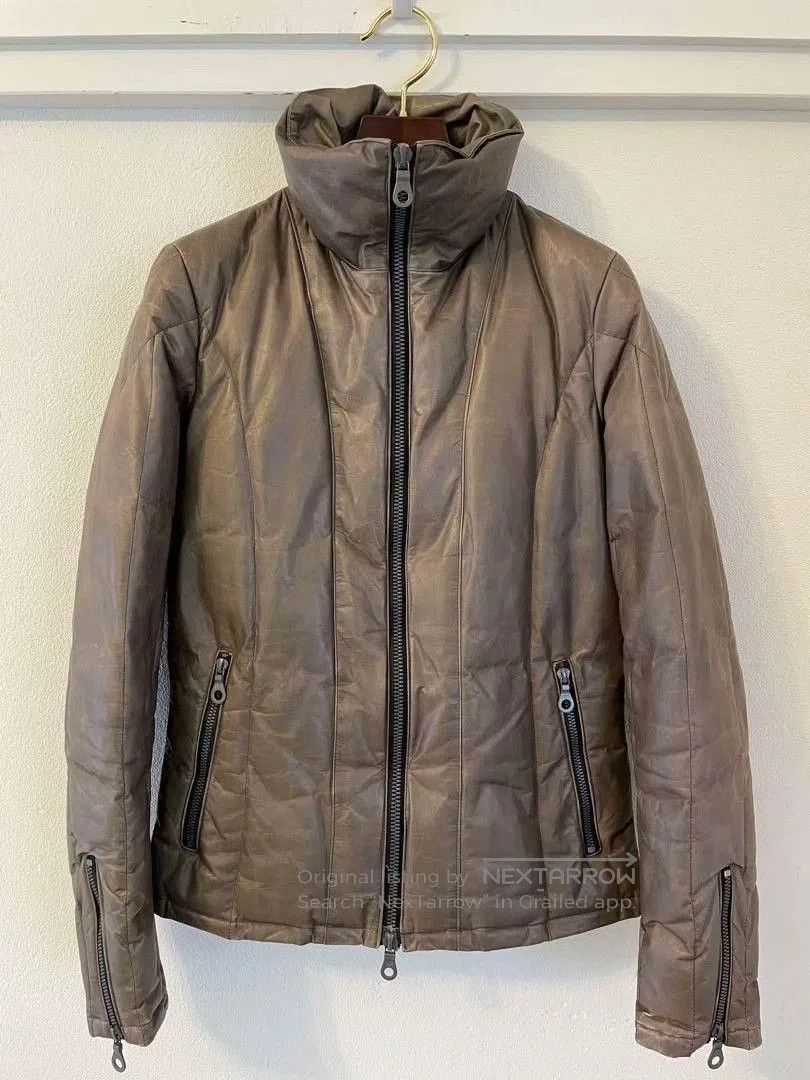 Isamu Katayama Backlash Backlash Leather Down Jacket Japan Made. Size US M / EU 48-50 / 2 - 2 Thumbnail